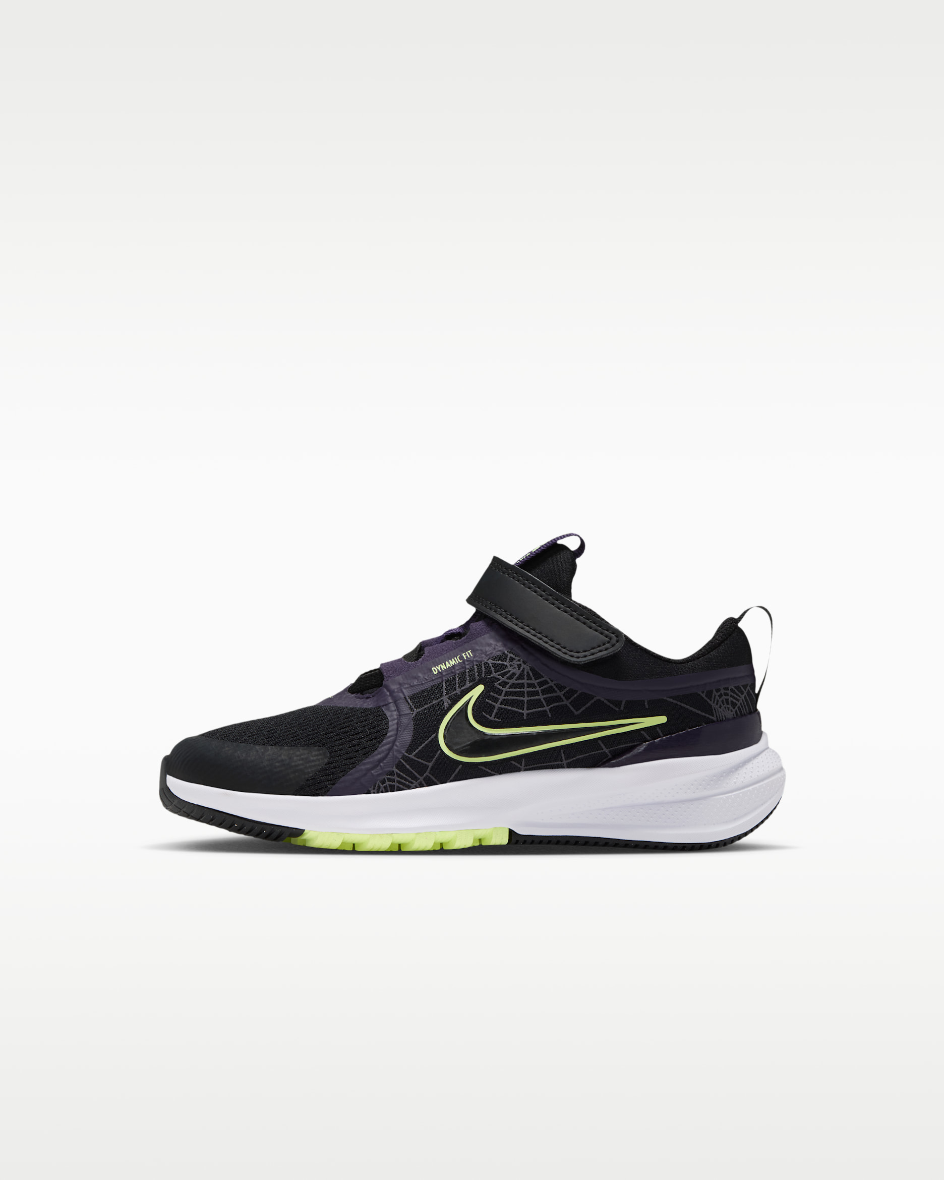 Nike Star Runner 5 SE Younger Kids' Shoes - Black/Purple Dynasty/Barely Volt/Black