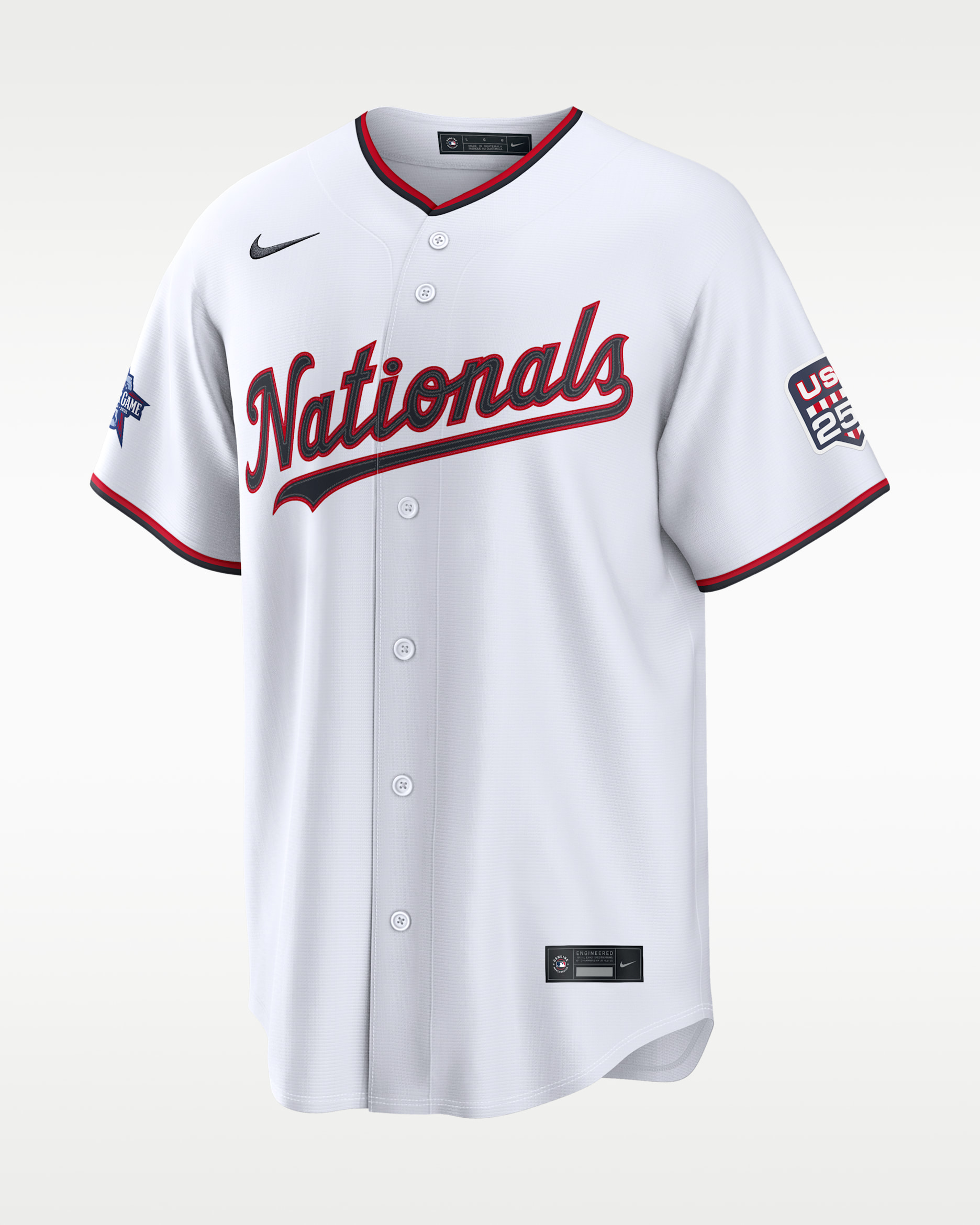 James Wood Washington Nationals 2026 All-Star Game Men's Nike MLB Stadium Jersey - White