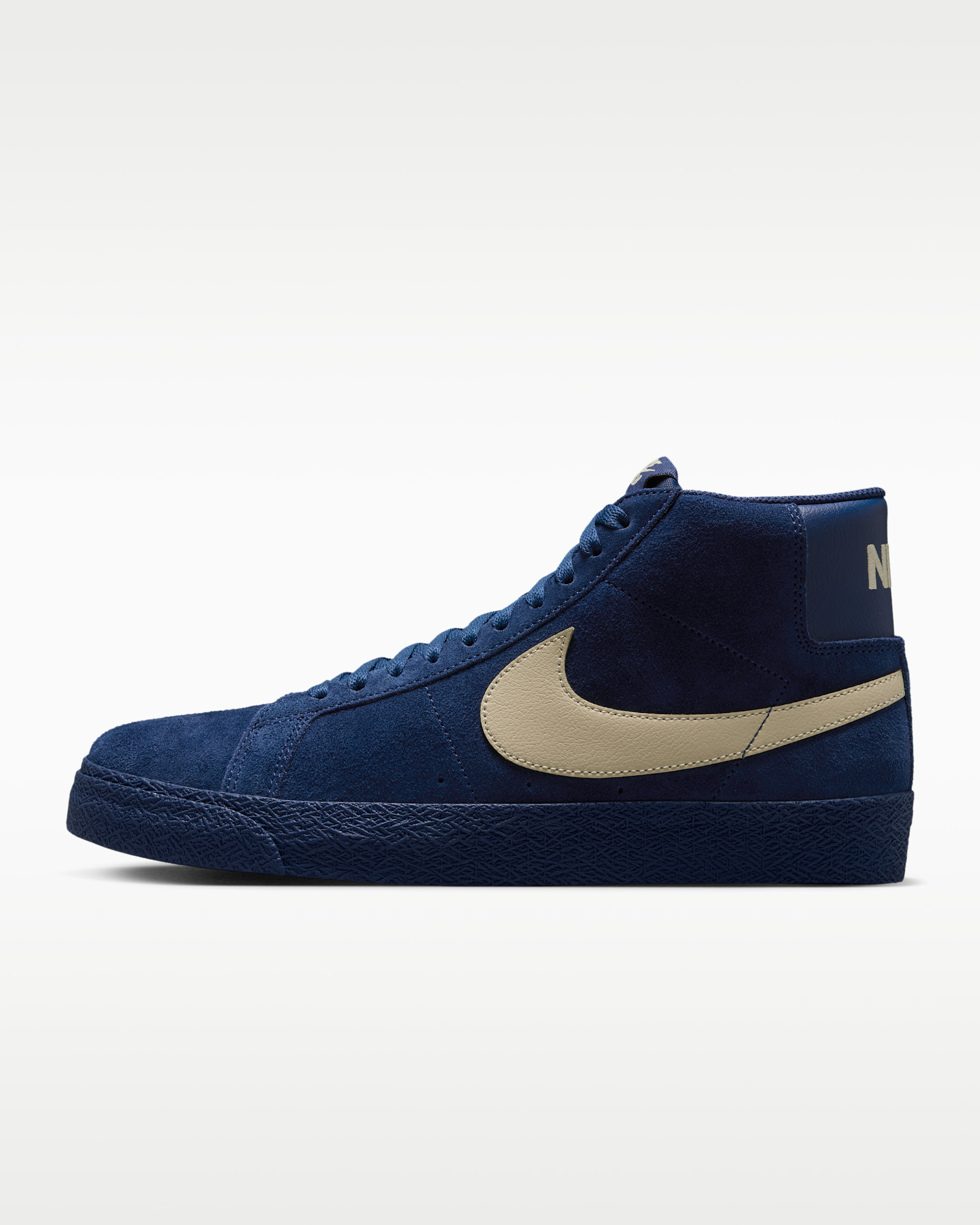 Nike SB Zoom Blazer Mid Skate Shoes - Coastal Blue/Coastal Blue/Pale Yellow