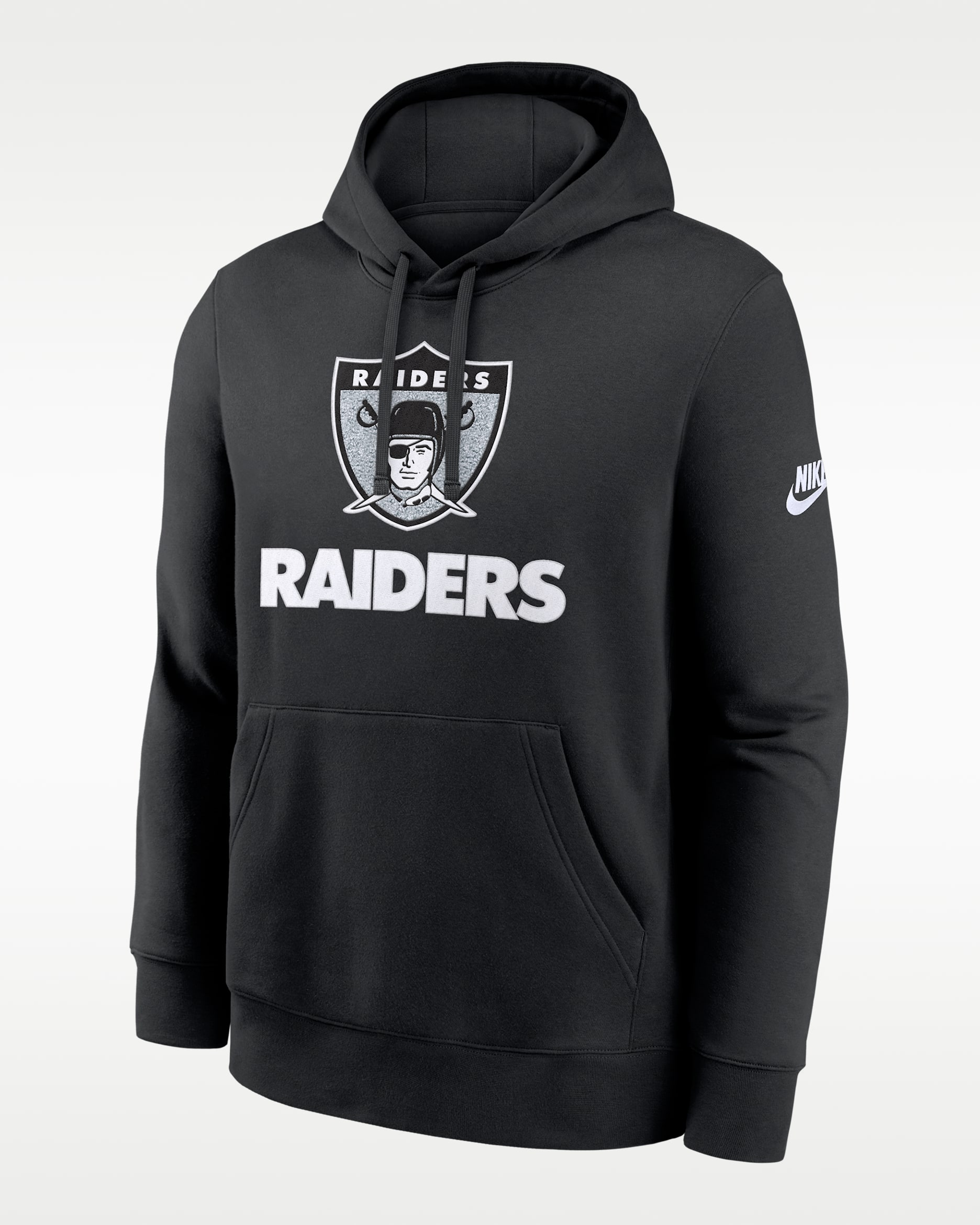 Sudadera con gorro sin cierre Nike de la NFL para hombre Las Vegas Raiders Best Season Rewind Club - Negro