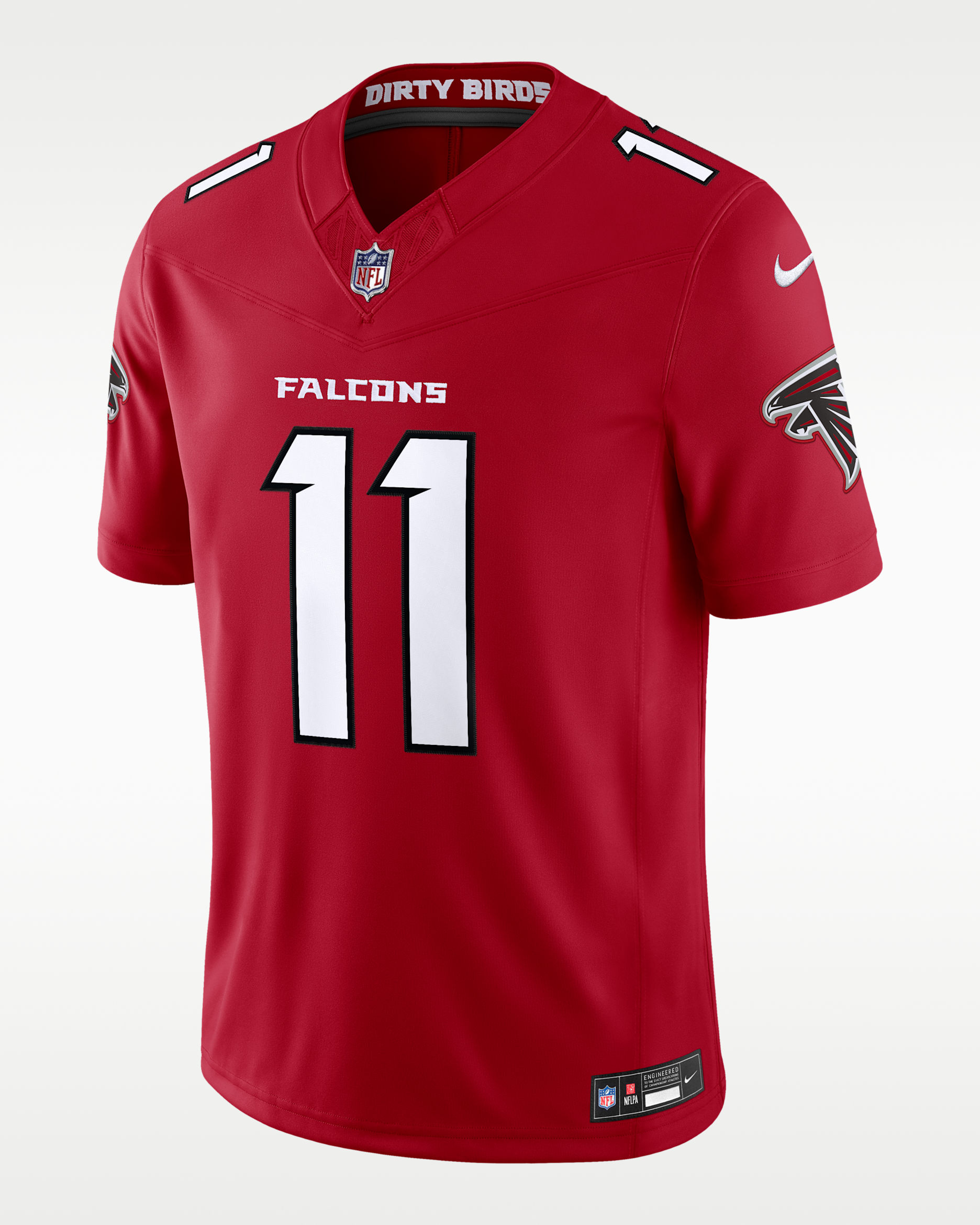 Jalon Walker Atlanta Falcons Men's Nike Dri-FIT NFL Limited Jersey - Gym Red