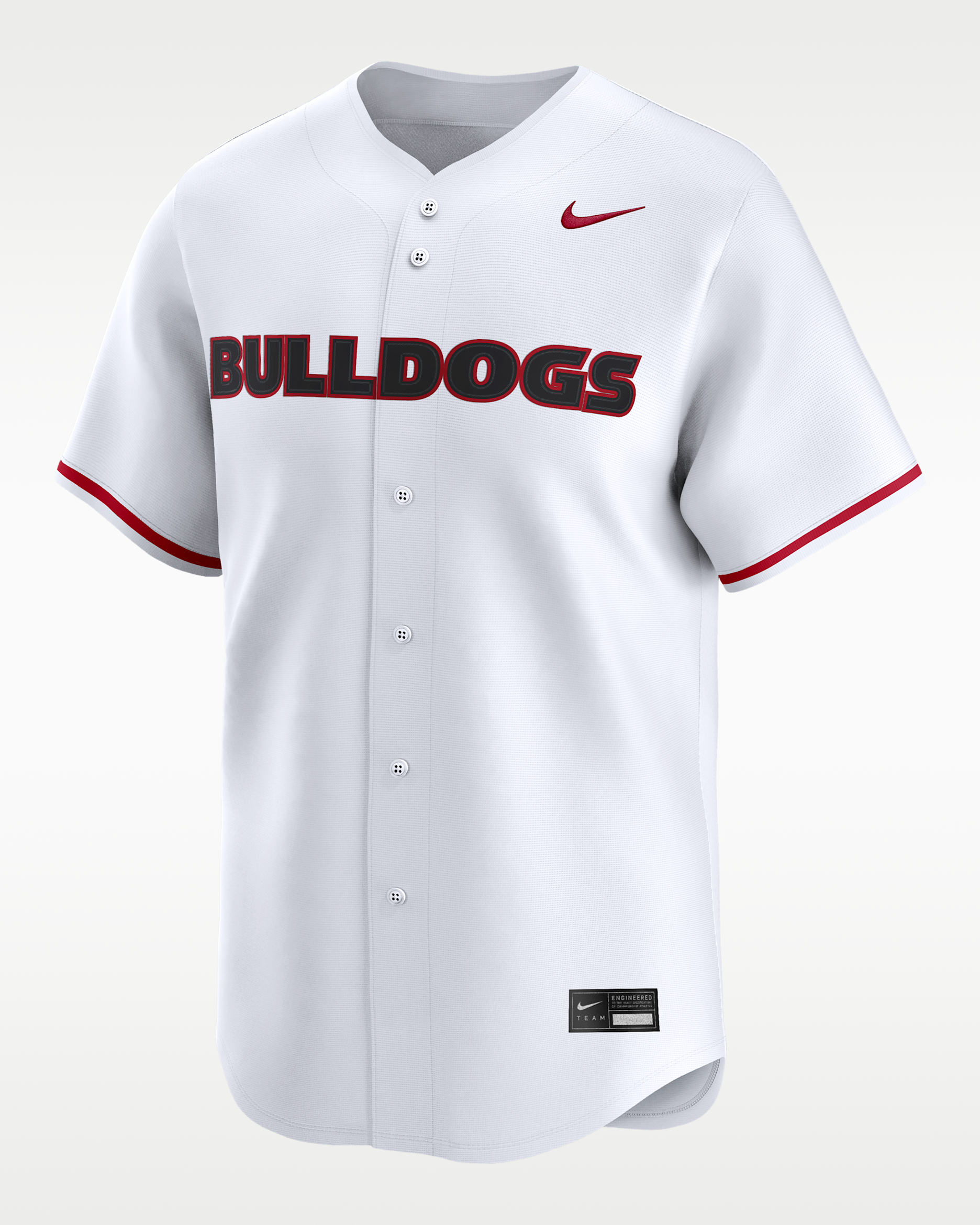Georgia Men's Nike College Limited Baseball Jersey - White