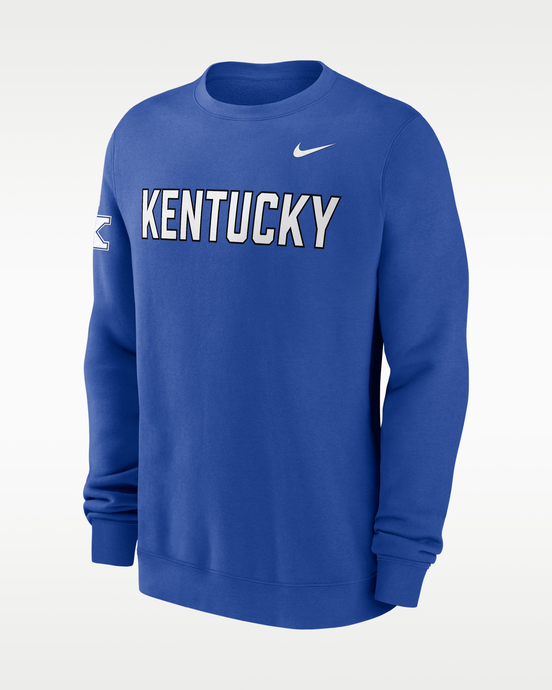Sudadera de cuello redondo sin cierre universitaria Nike para hombre Kentucky Sideline Club - Royal juego