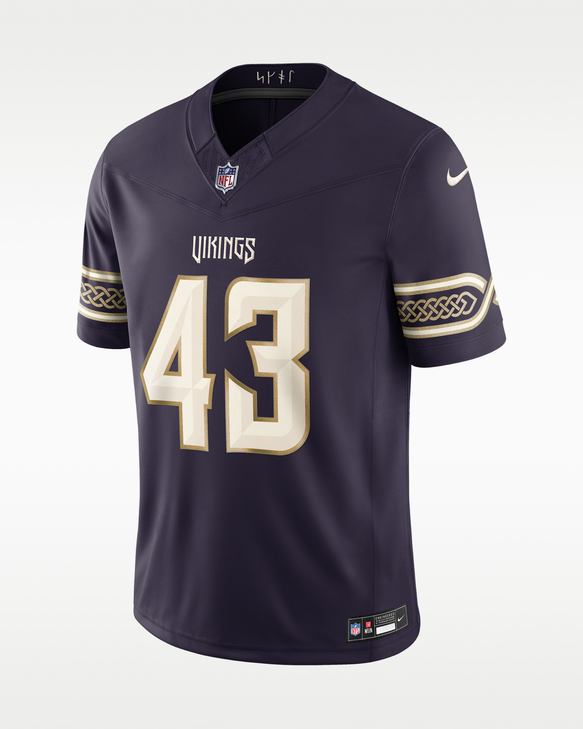 Andrew Van Ginkel Minnesota Vikings Rivalries Collection Men's Nike Dri-FIT NFL Limited Jersey - Purple