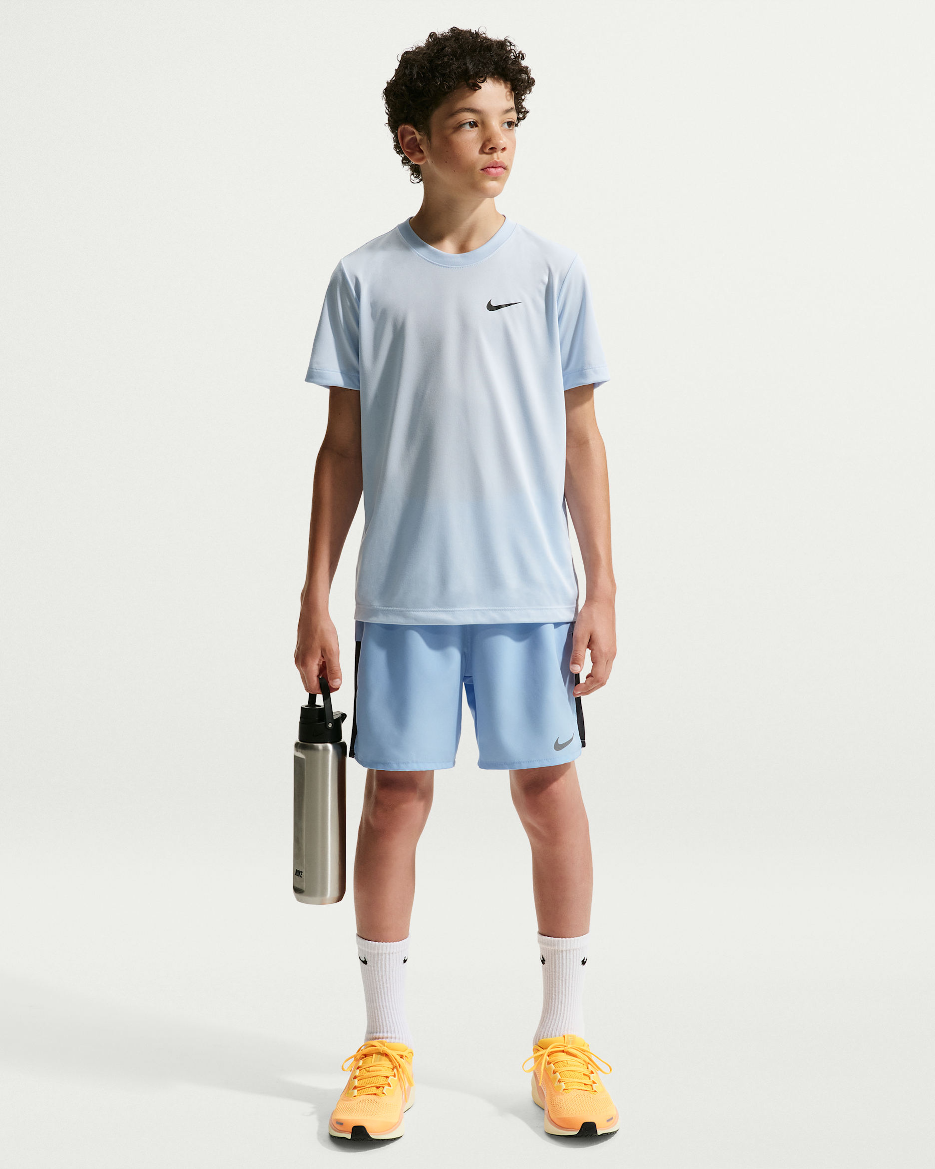 Nike Challenger Older Kids' (Boys') Woven Shorts - Psychic Blue/Anthracite