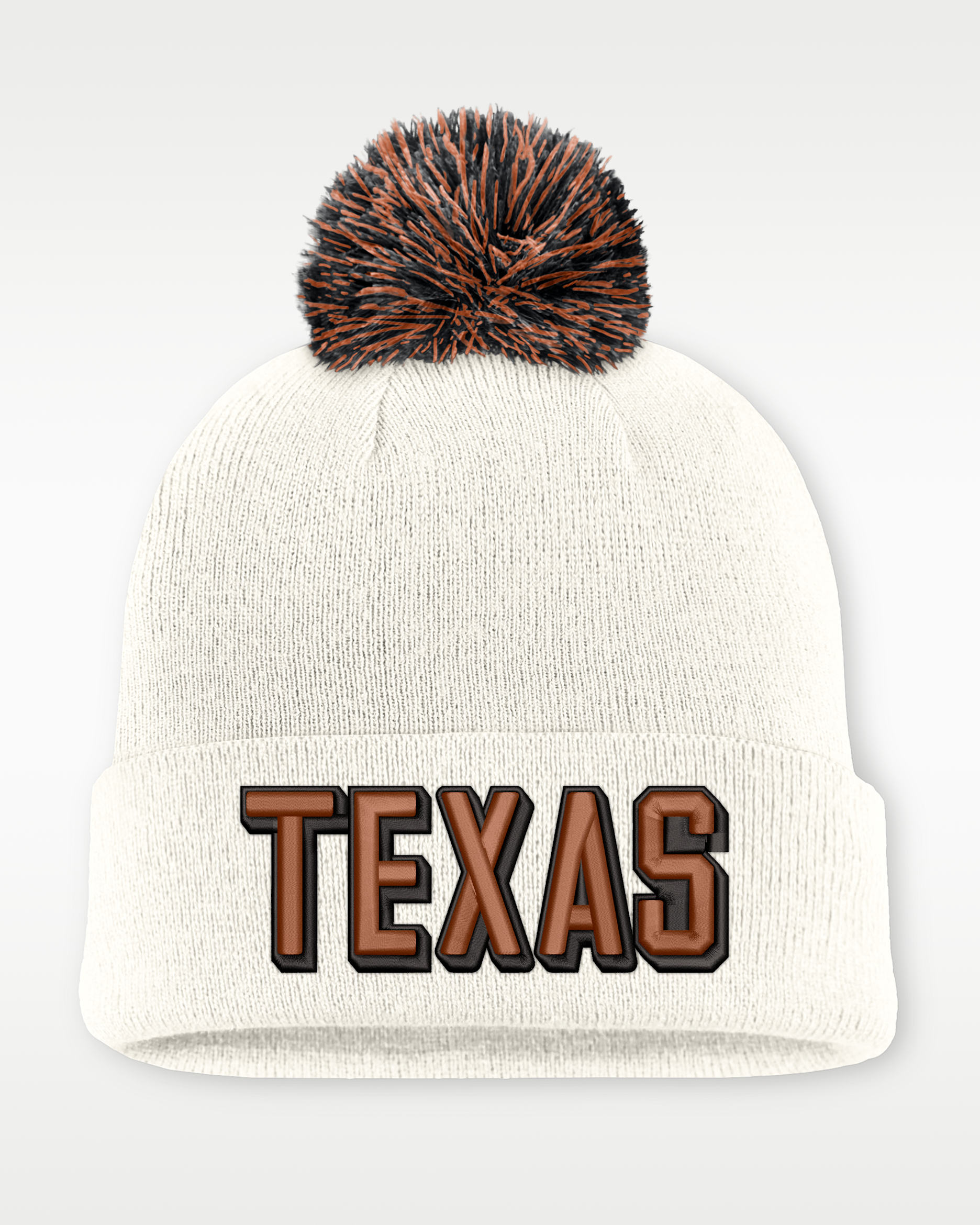 Texas Peak Men's Nike College Cuffed Beanie - White