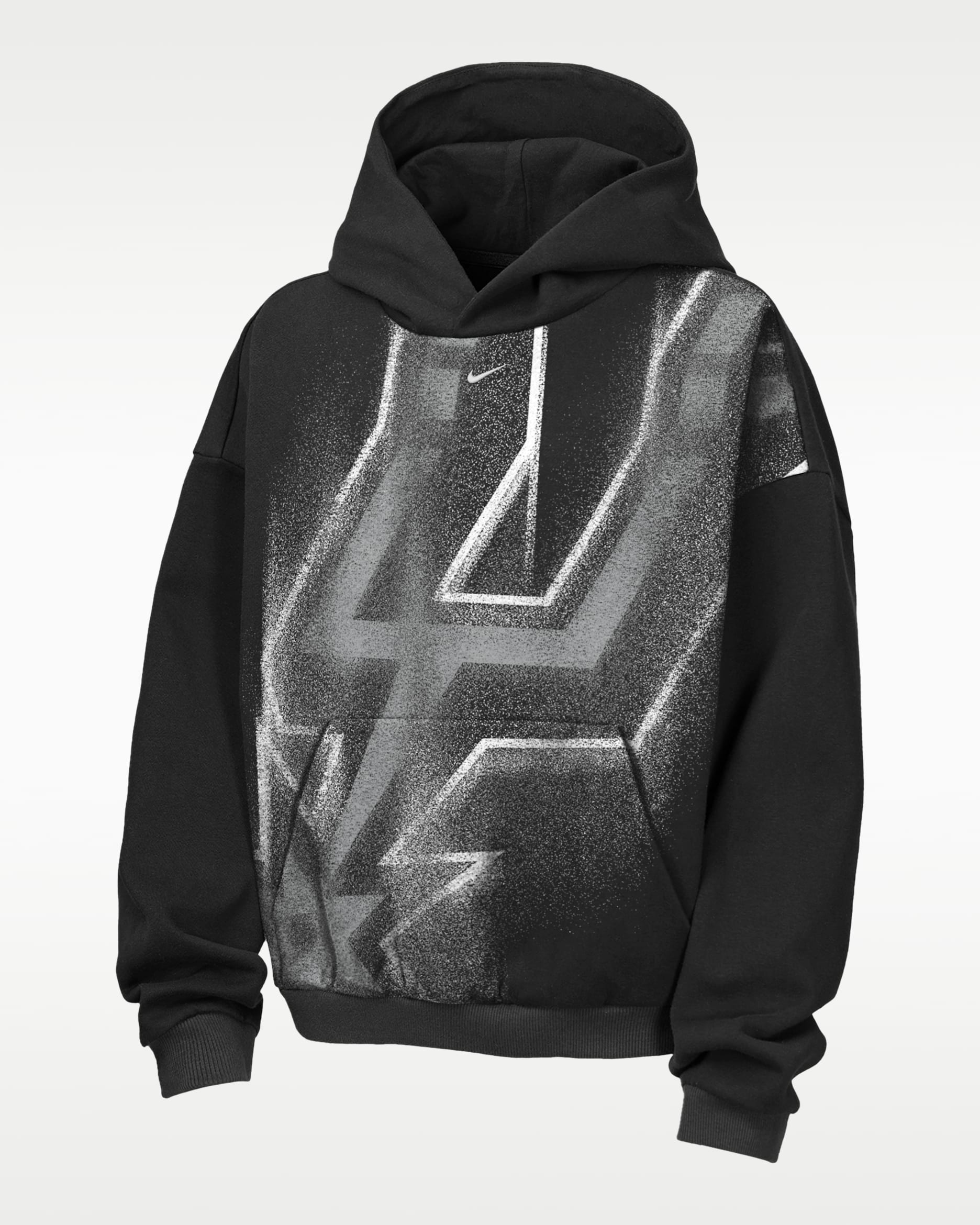 San Antonio Spurs Big Kids' Nike Basketball Hoodie - Black