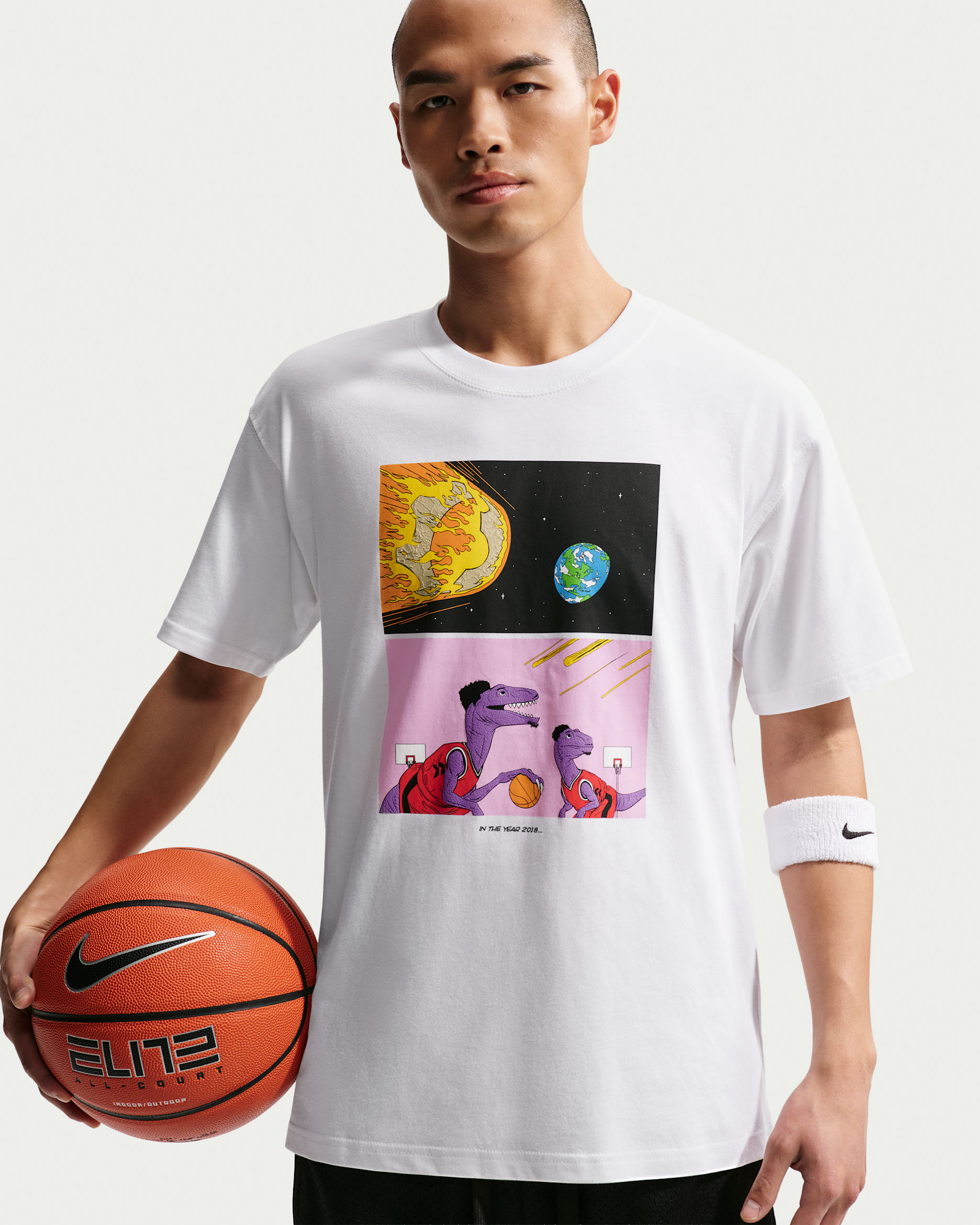 LeBron "LeBronto" Nike Men's Basketball T-Shirt - White