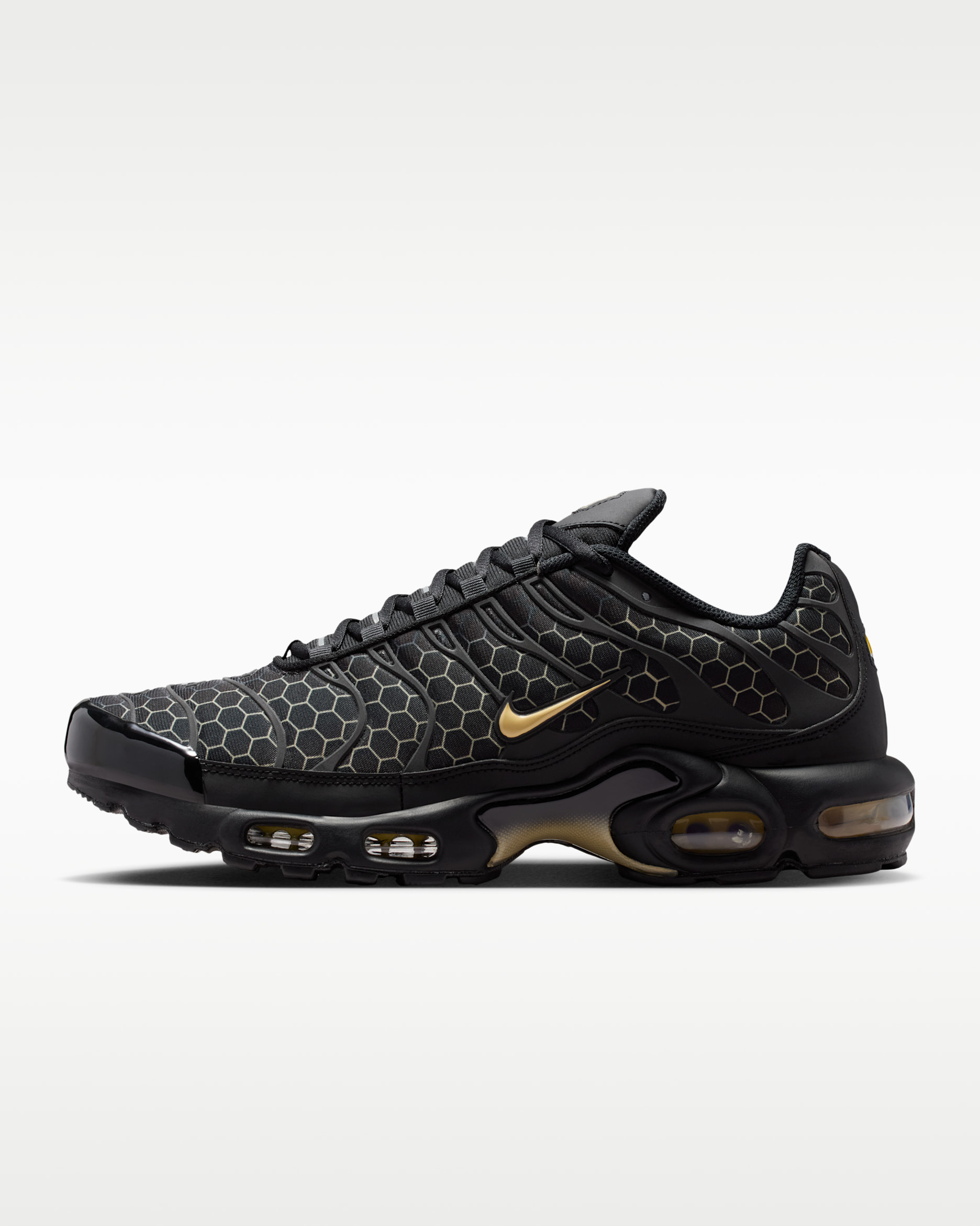 Nike Air Max Plus sko til herre - Svart/Chalk/Baroque Brown/Linen