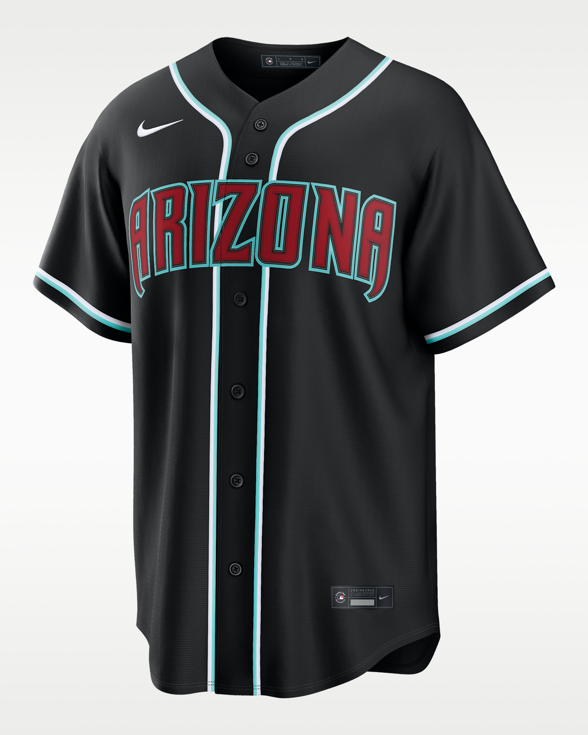 Arizona Diamondbacks Men's Nike MLB Replica Fashion Jersey - Black/Crimson