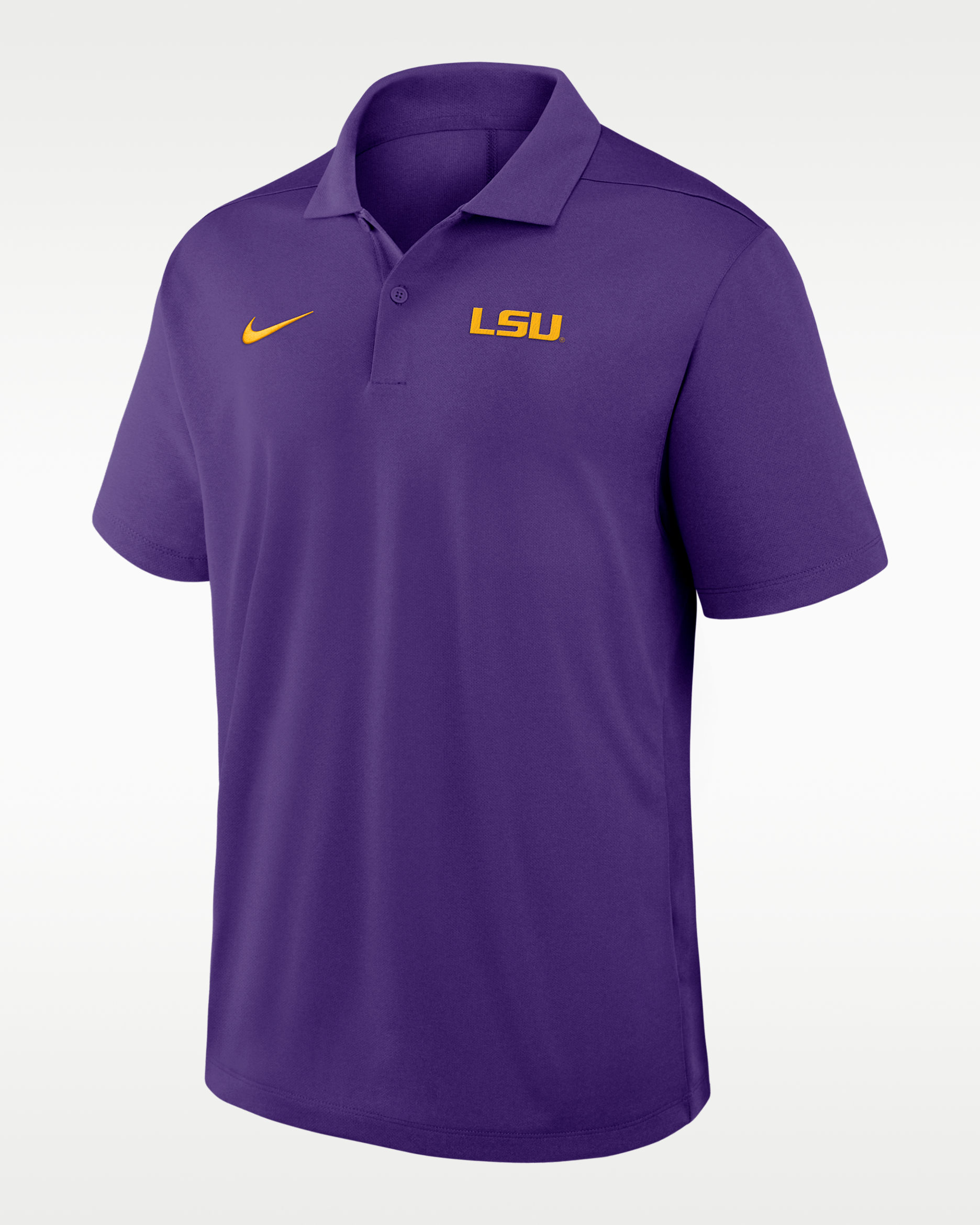 LSU Primetime Victory Plus Men's Nike Dri-FIT College Polo - Purple