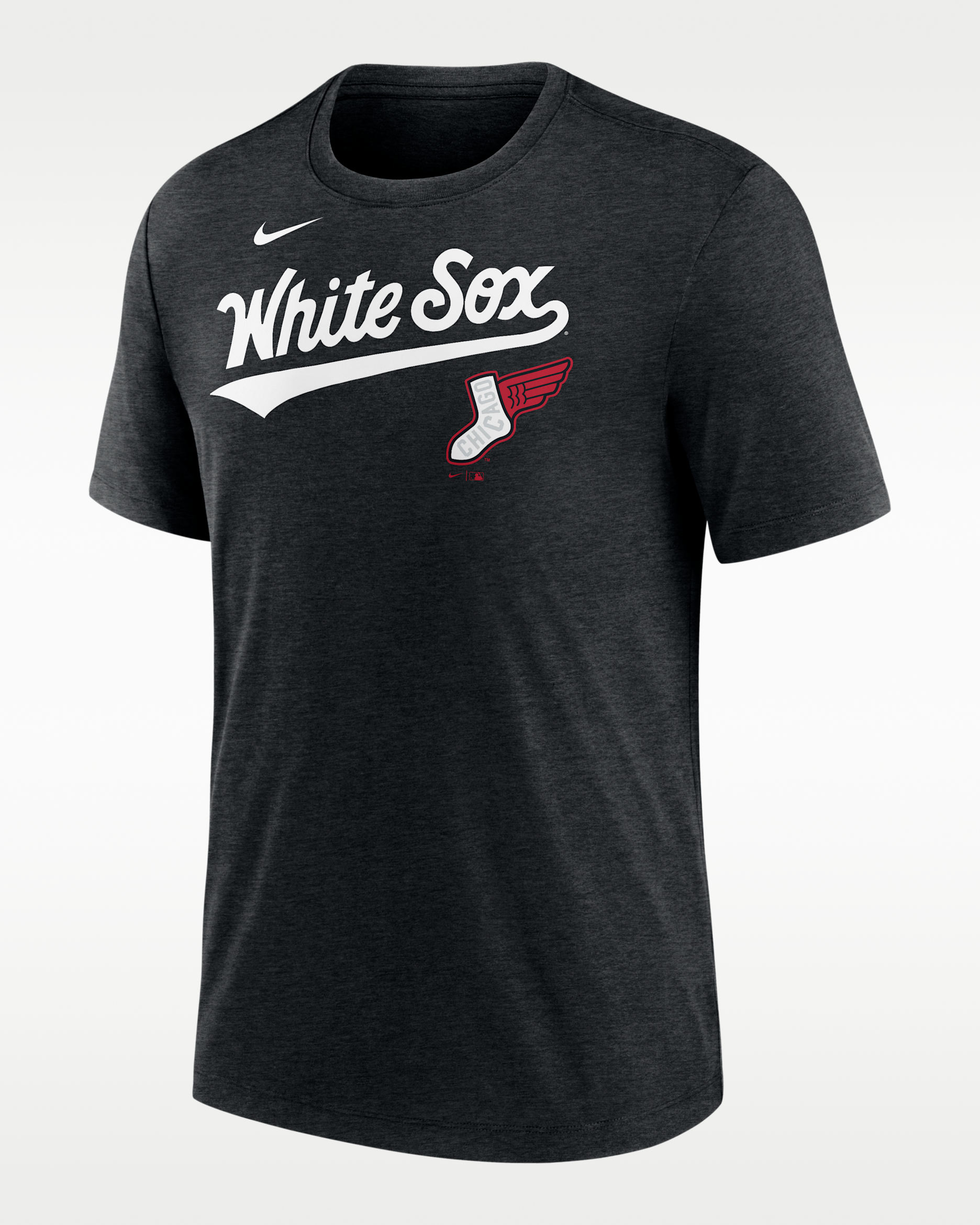 Chicago White Sox City Connect Men's Nike MLB T-Shirt - Black Heather