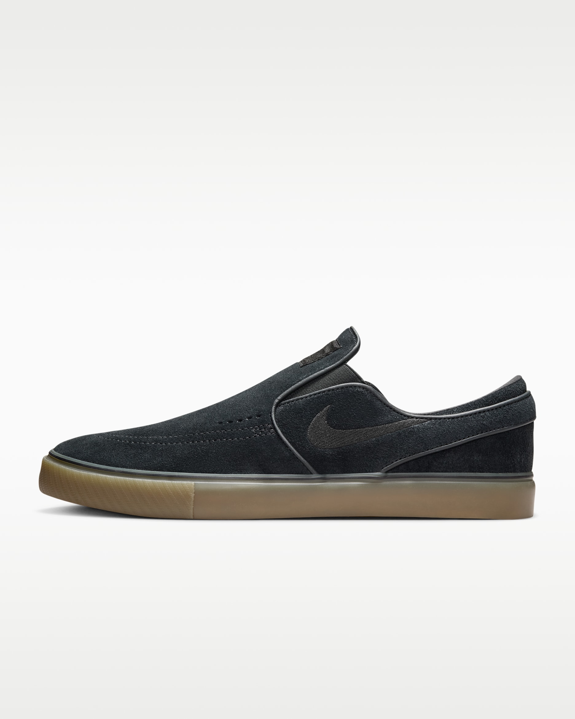 รองเท้าสเก็ตบอร์ด Nike SB Janoski+ Slip - ดำ/ดำ/Gum Light Brown/ดำ