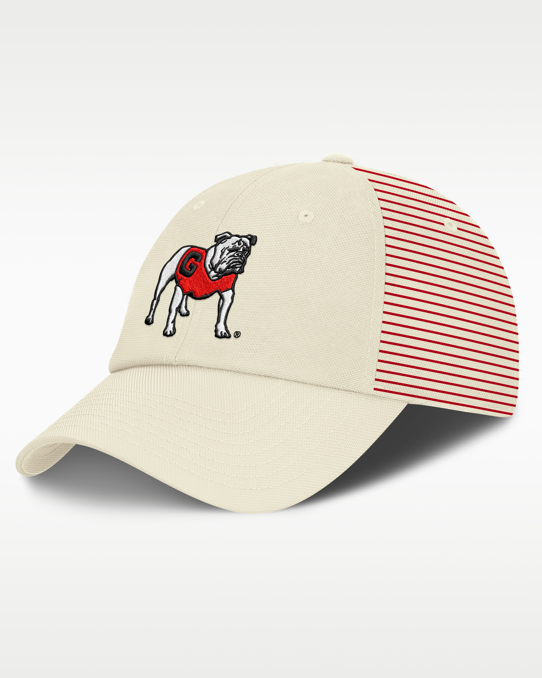 Georgia Denim Club Men's Nike College Adjustable Hat - White