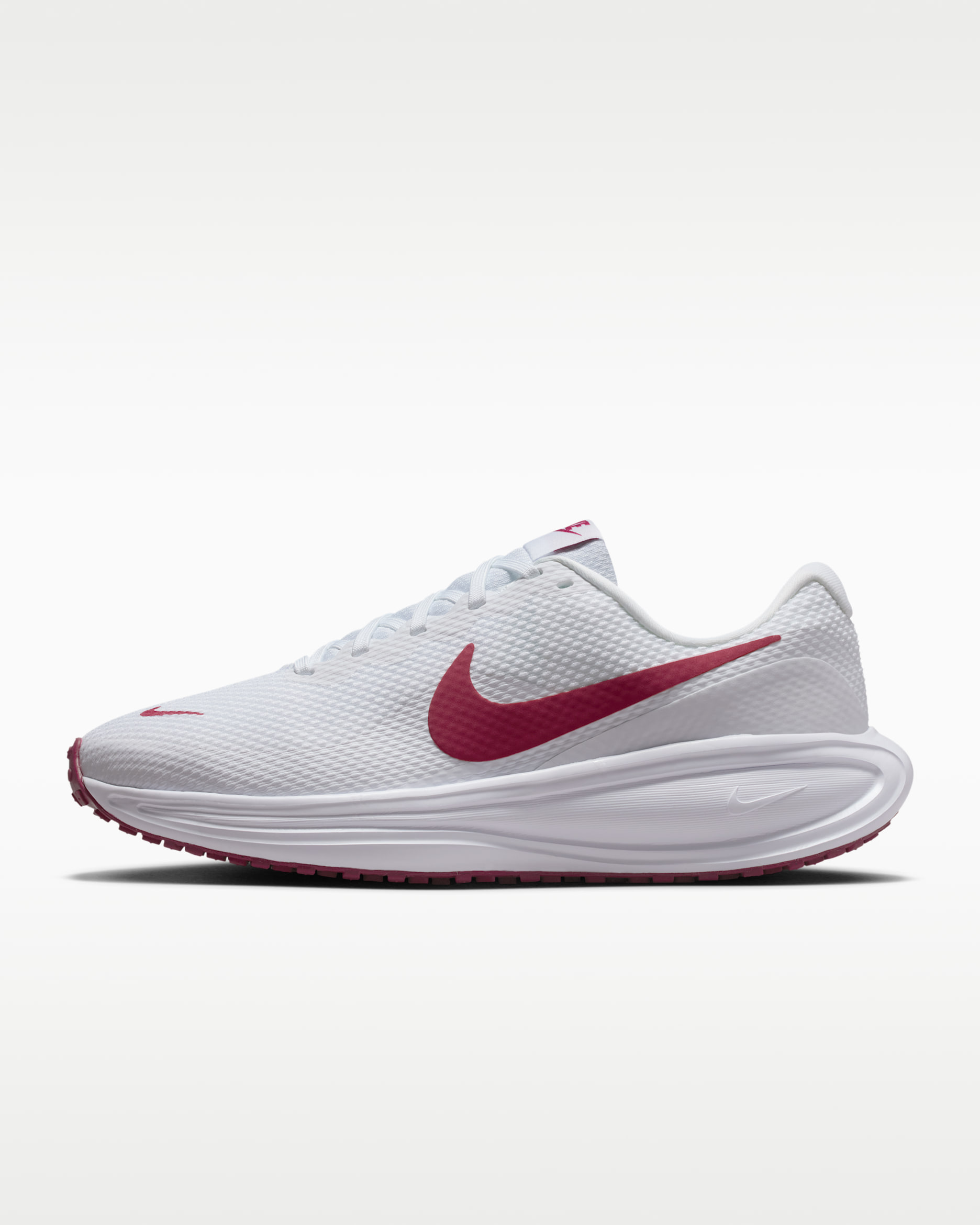Nike Revolution 8 Women's Road Running Shoes (Extra Wide) - White/Platinum Tint/Sweet Beet