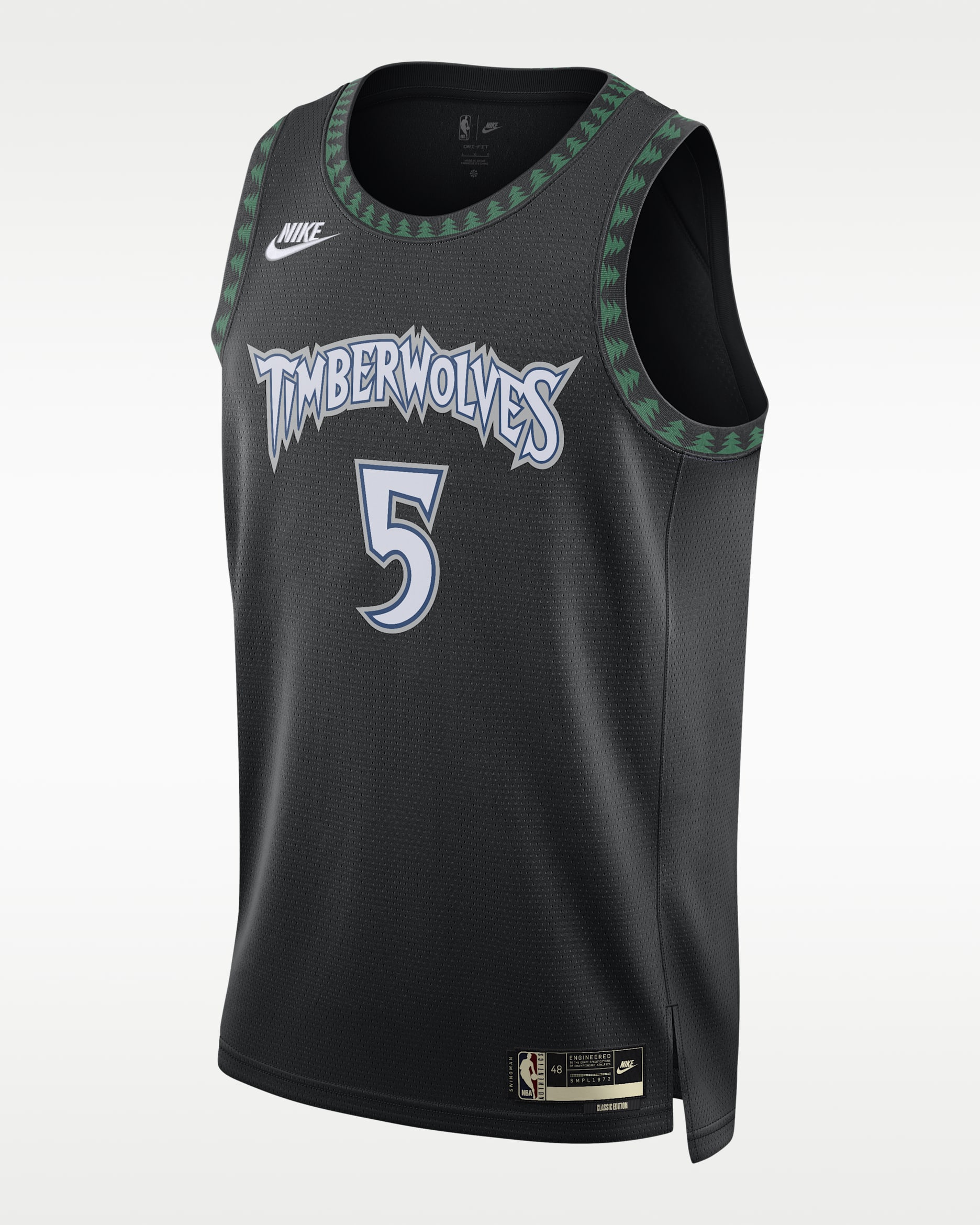 Minnesota Timberwolves 2025/26 Hardwood Classics Men's Nike Dri-FIT NBA Swingman Jersey - Black