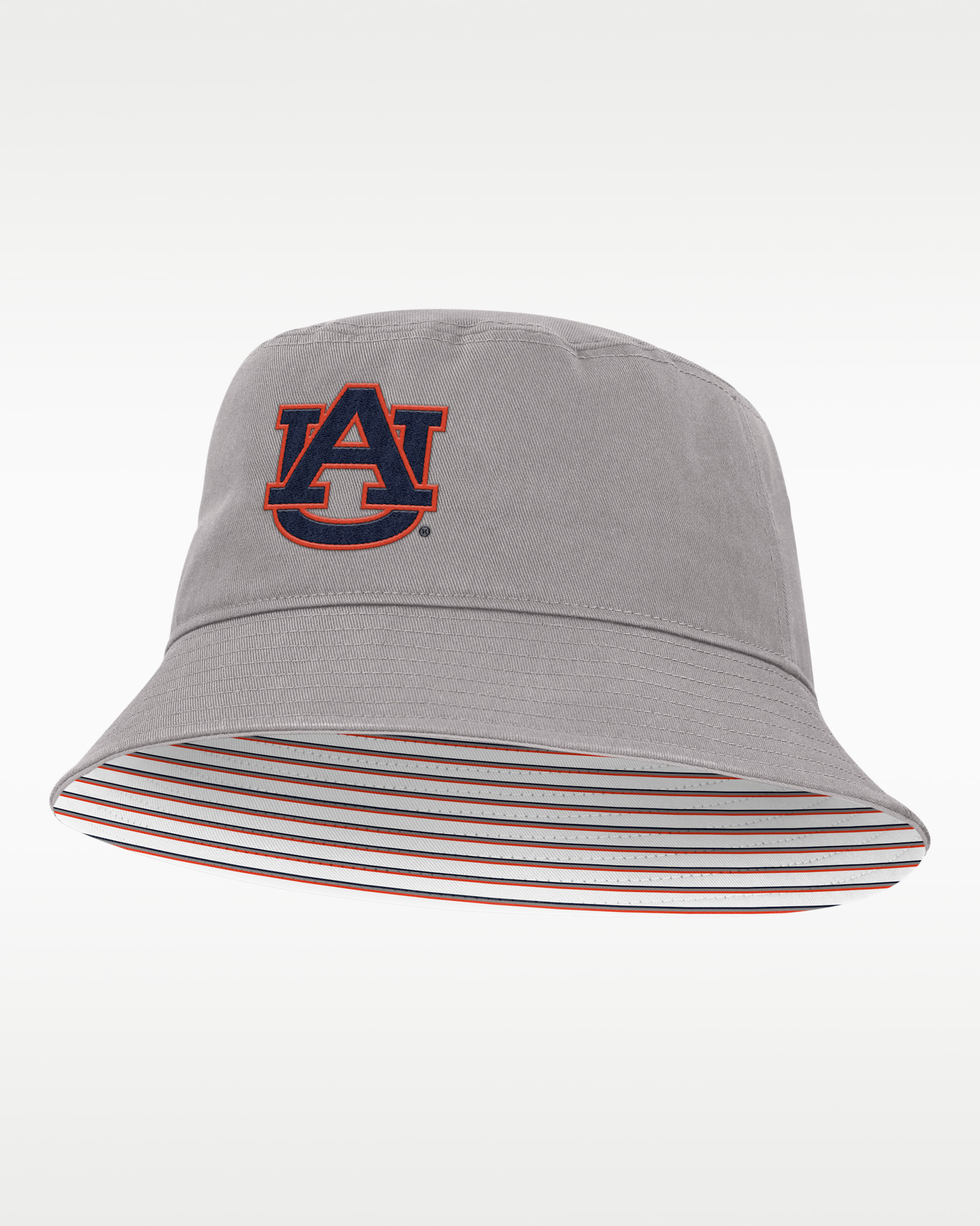 Auburn Primetime Apex Men's Nike College Bucket Hat - Grey