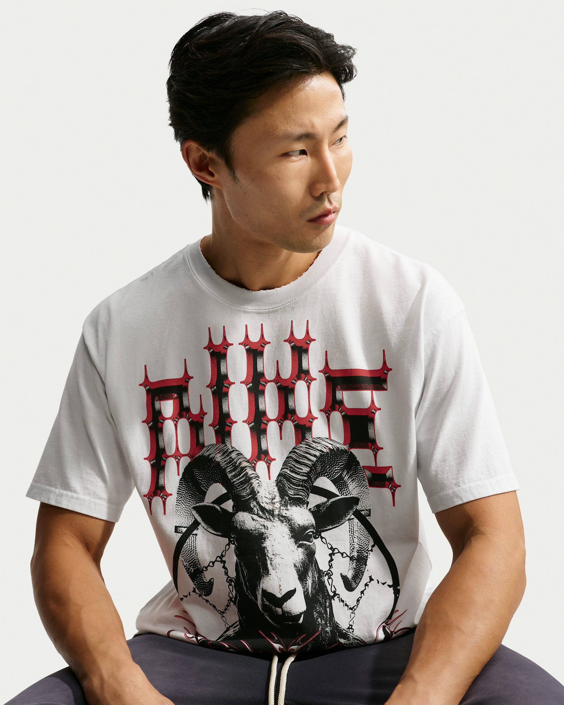 Nike Basketball-T-Shirt (Herren) - Off White