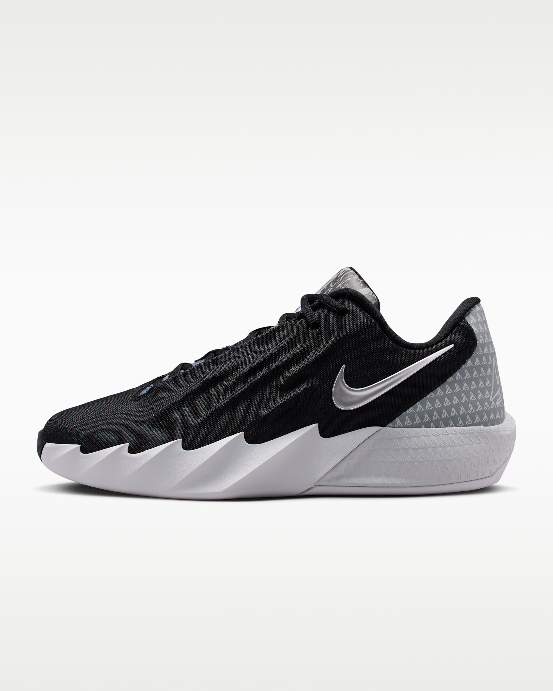 Twelve Time EP Men's Basketball Shoes - Black/Smoke Grey/Light Smoke Grey/Metallic Silver
