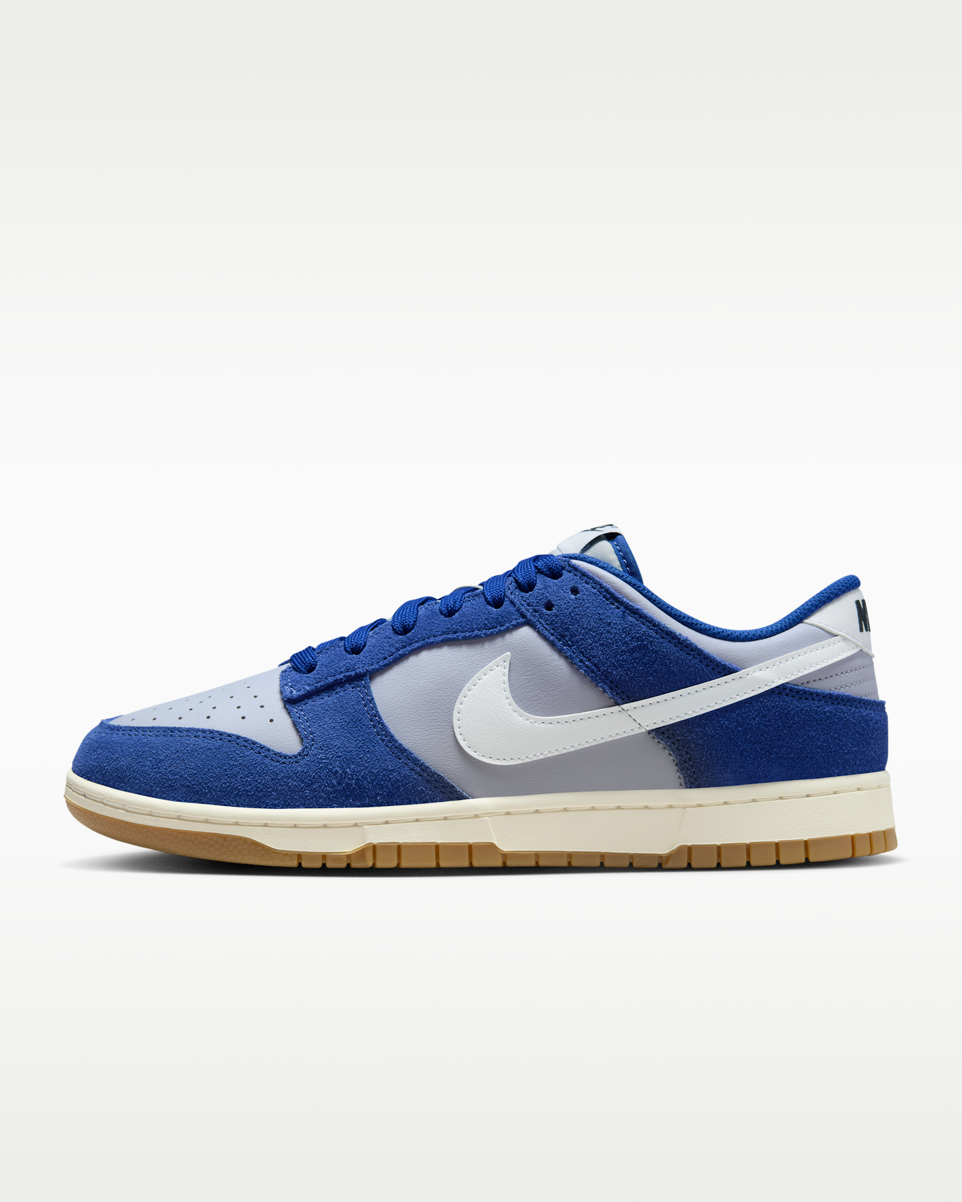 Tenis para hombre Nike Dunk Low Retro SE - Gris lobo/Azul royal intenso/Vela/Blanco