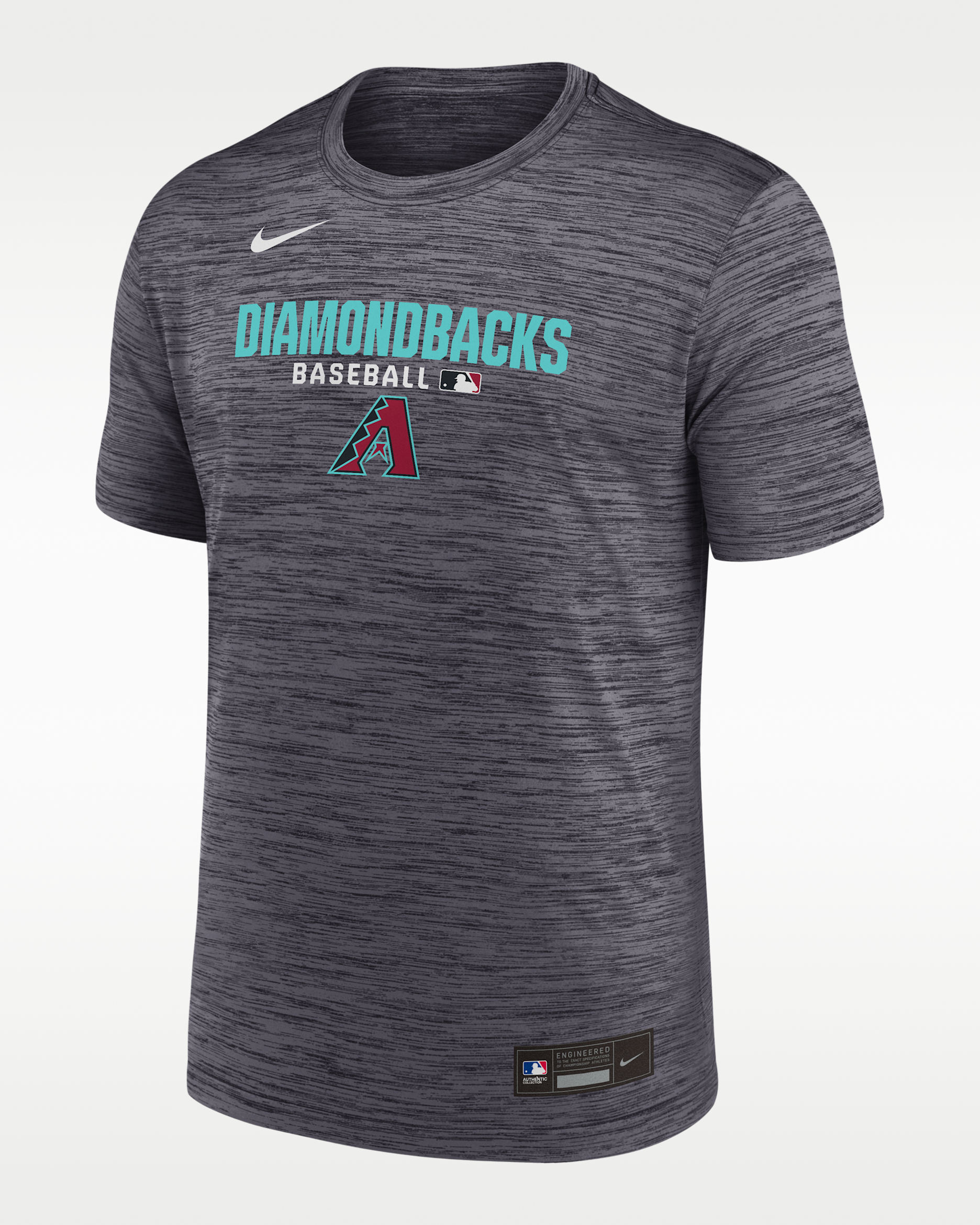 Playera Nike Dri-FIT de la MLB para hombre Arizona Diamondbacks Authentic Collection - Negro
