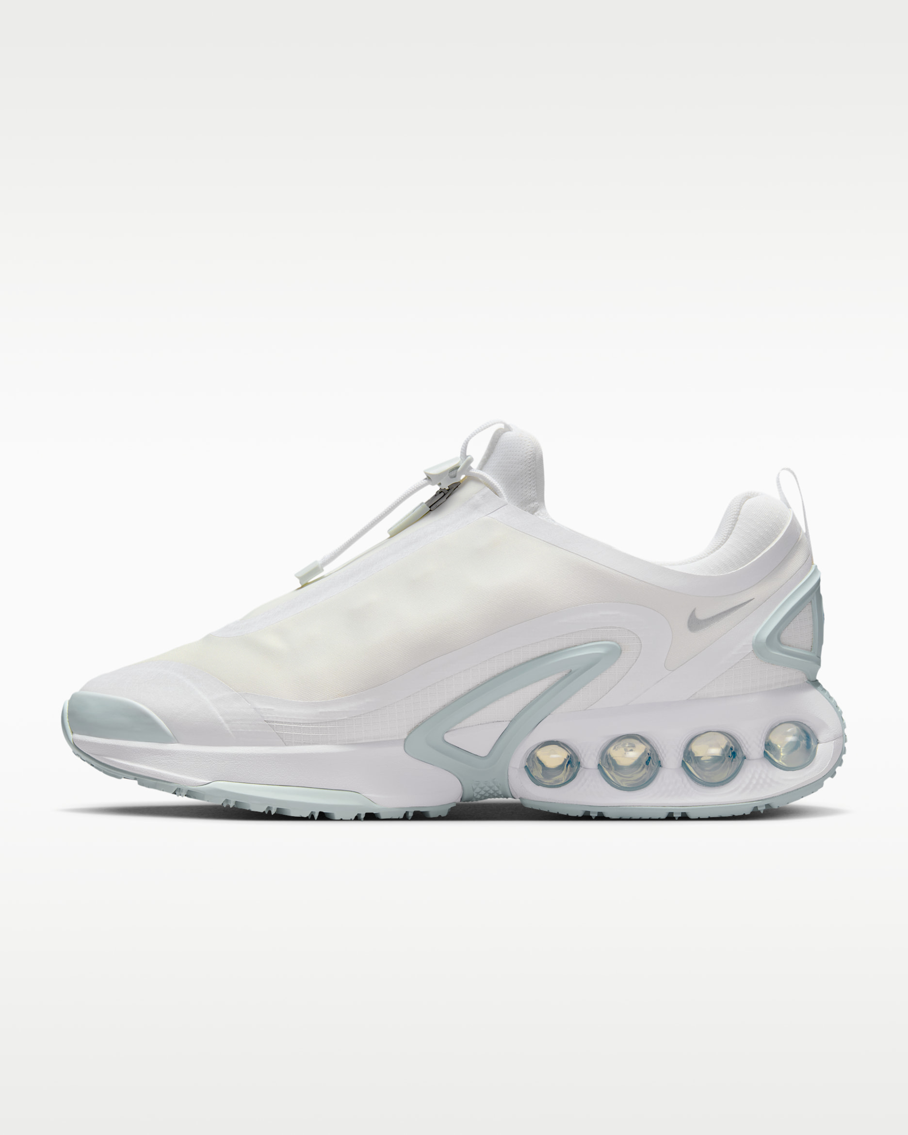 Nike Air Max Dn Roam herresko - Hvit/Hvit/Off White/Metallic Silver