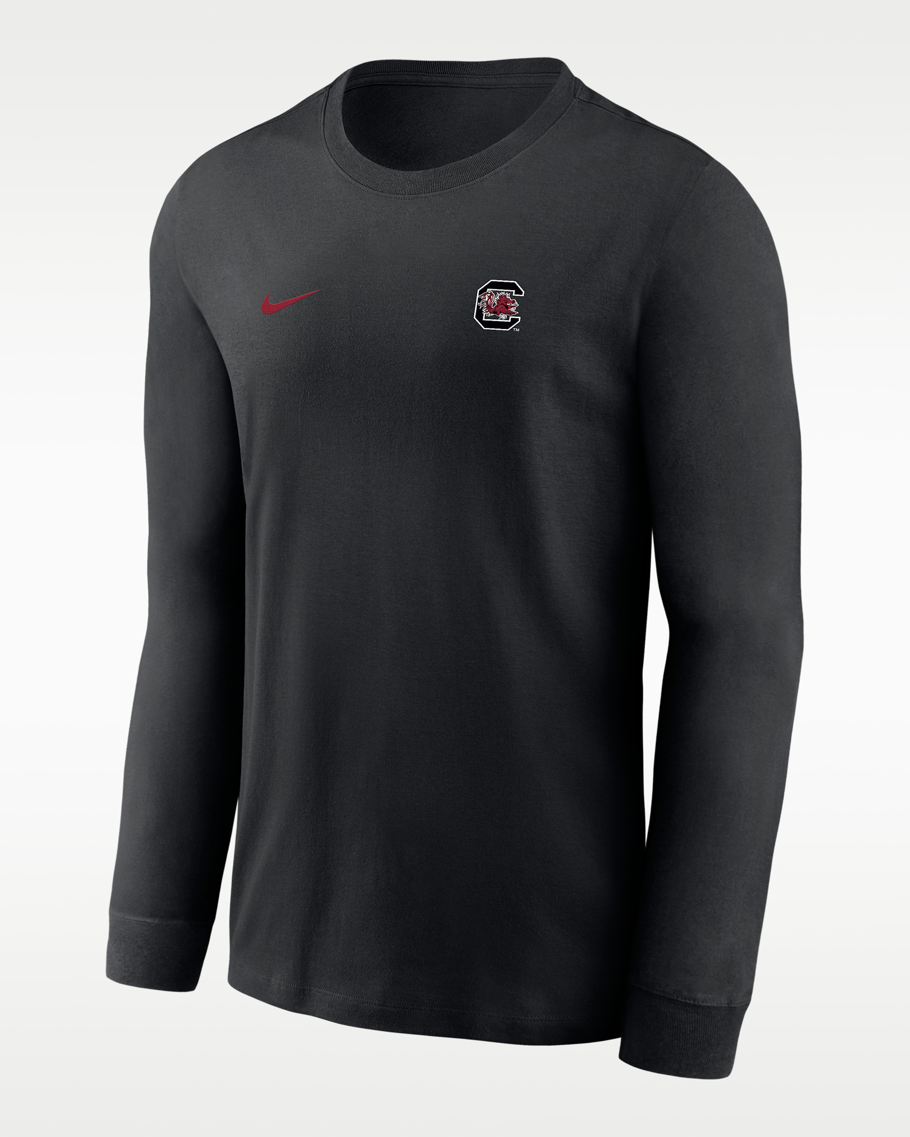 Playera de manga larga para hombre Nike College Legend (South Carolina Gamecocks) - Negro