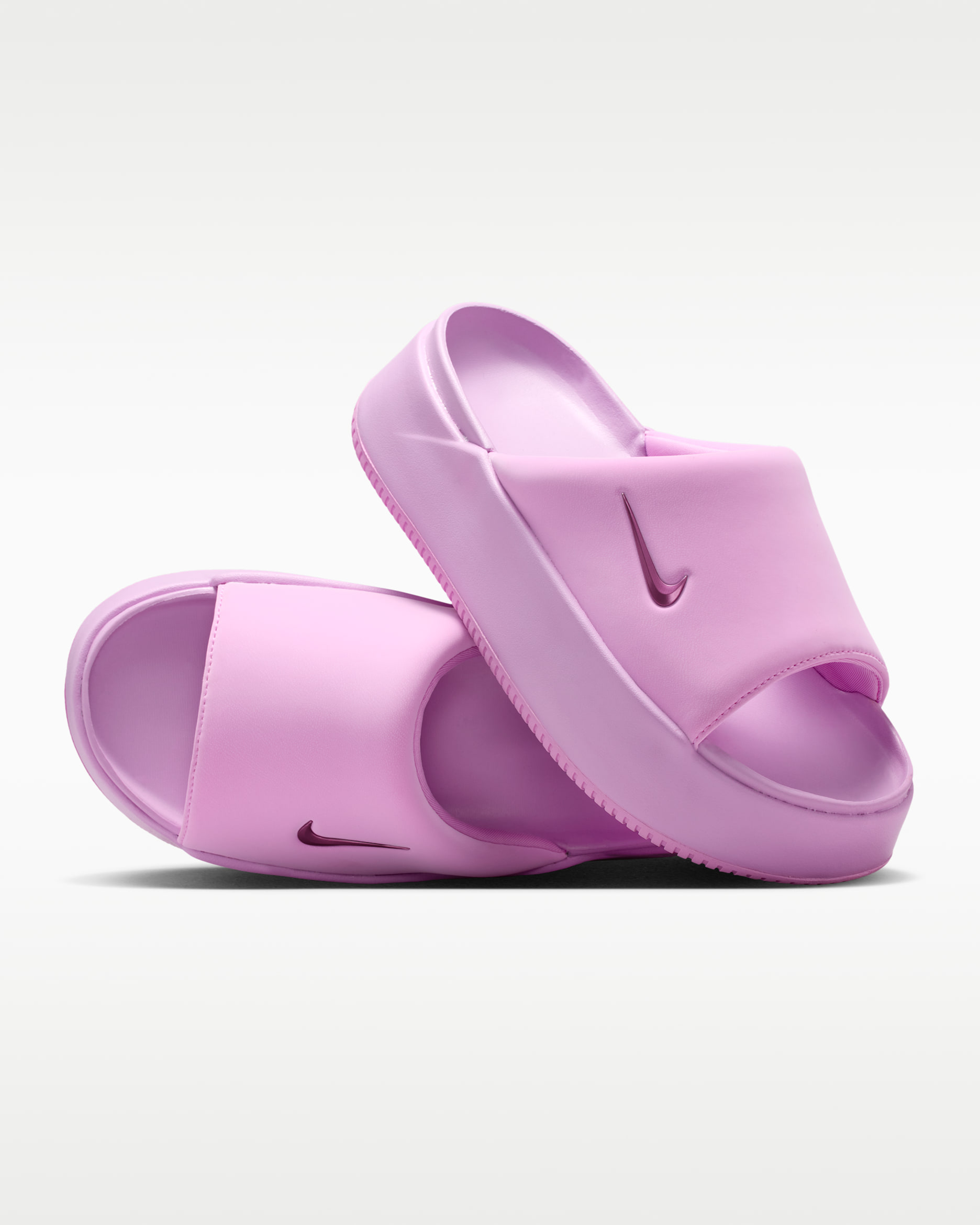 Nike Calm Elevation Women's Slides - Light Magenta/Light Magenta