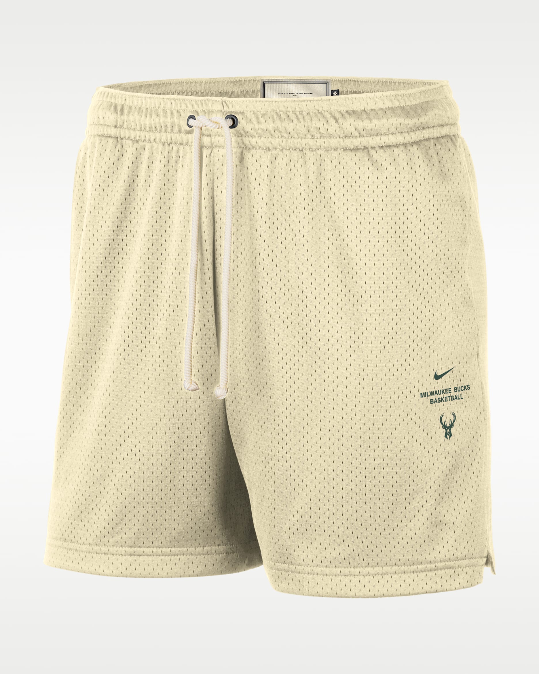 Short de basket en mesh Dri-FIT 13 cm Milwaukee Bucks Standard Issue pour homme - Flat Opal