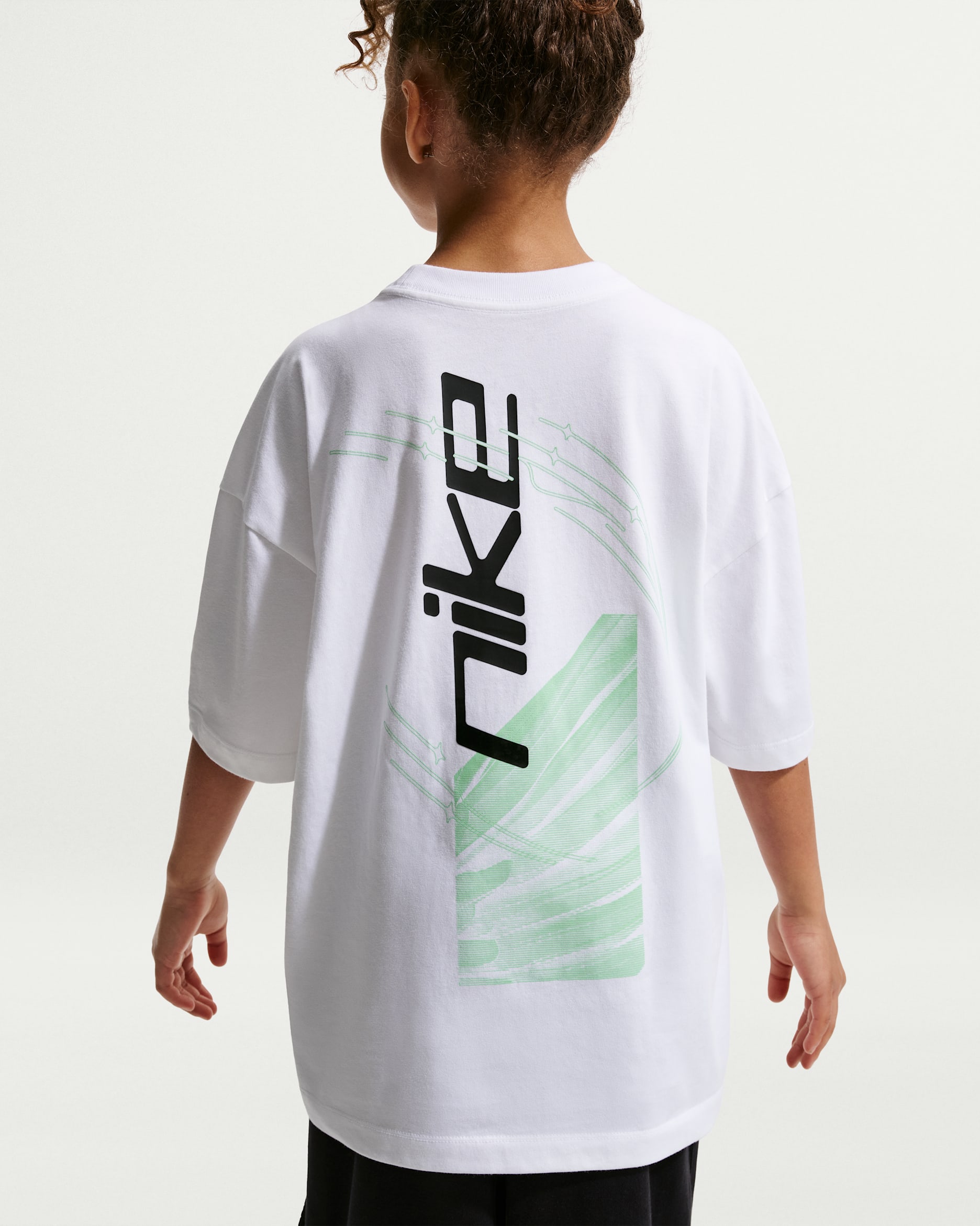 Nike Sportswear Big Kids' Oversized T-Shirt - White
