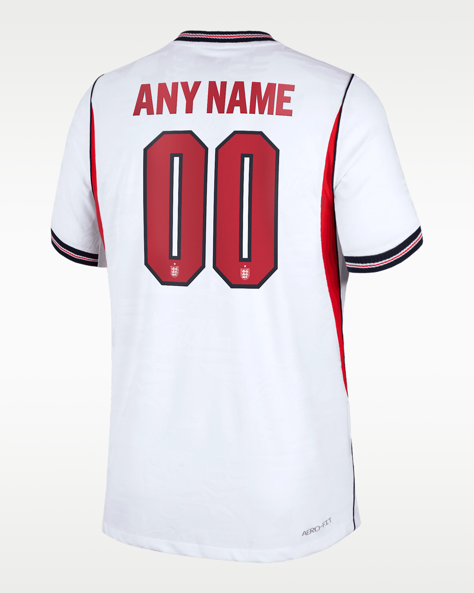 Jersey By You de fútbol Nike Aero-FIT Authentic personalizable para hombre Inglaterra local 2026 Match - Blanco