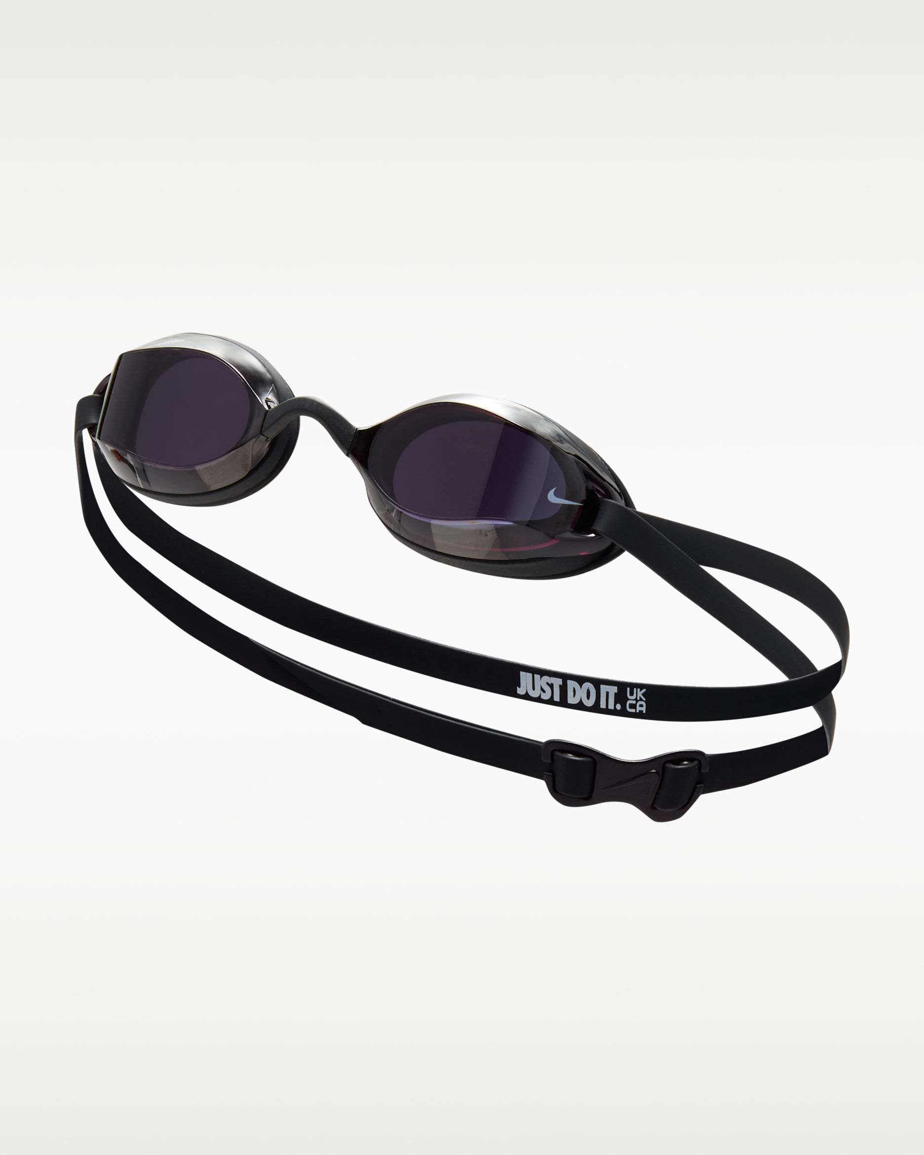 Goggles de natación Nike Legacy - Gris humo oscuro/Negro/Blanco