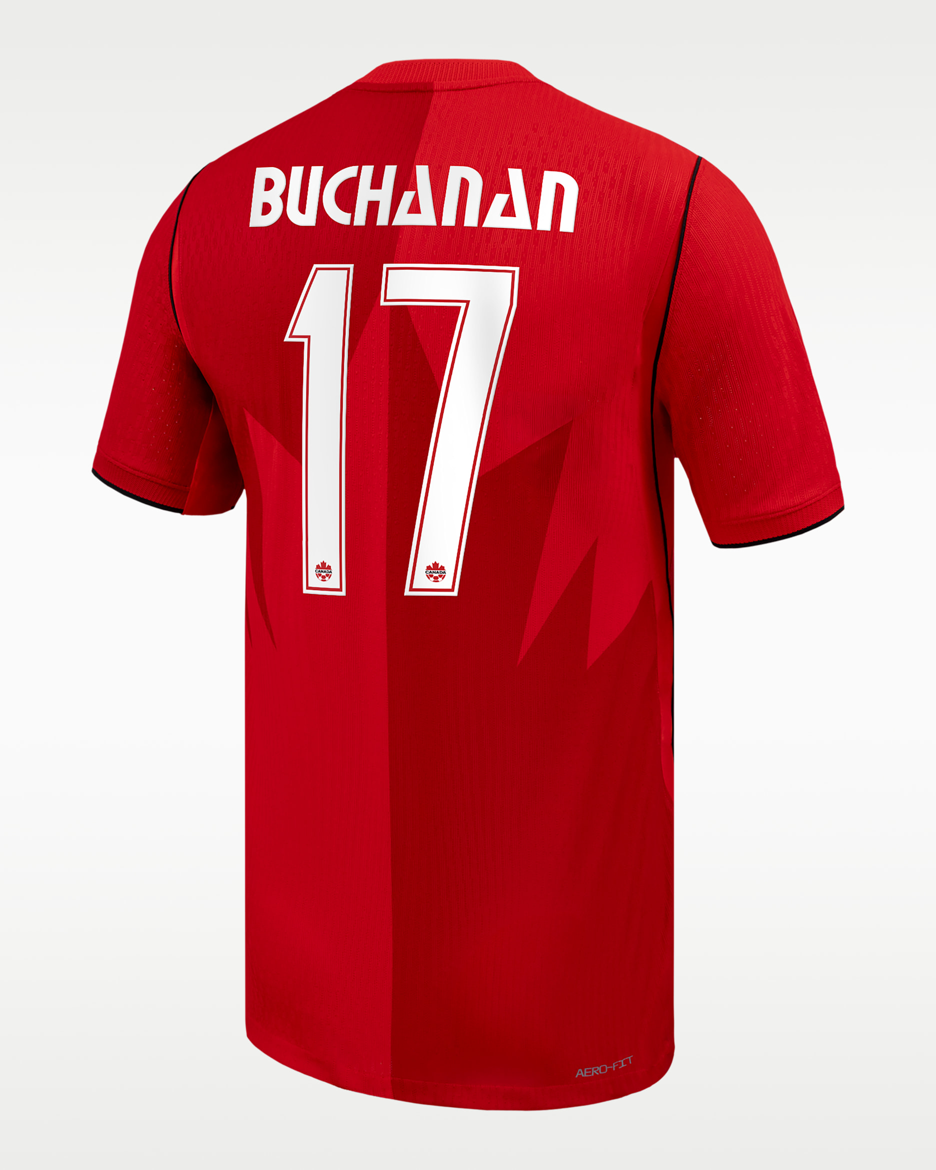 Tajon Buchanan Canada Soccer 2026 Match Home Men's Nike Dri-FIT ADV Soccer Jersey - Red