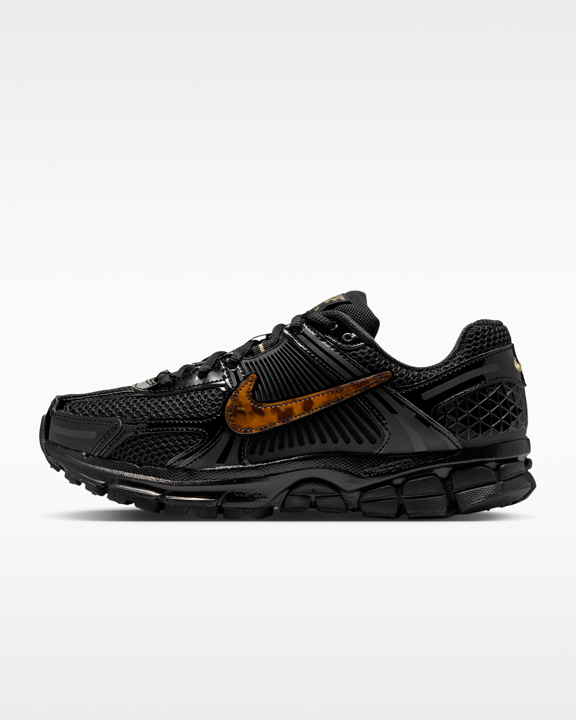 Nike Zoom Vomero 5 Women's Shoes - Black/Black/Metallic Gold/Multi-Color