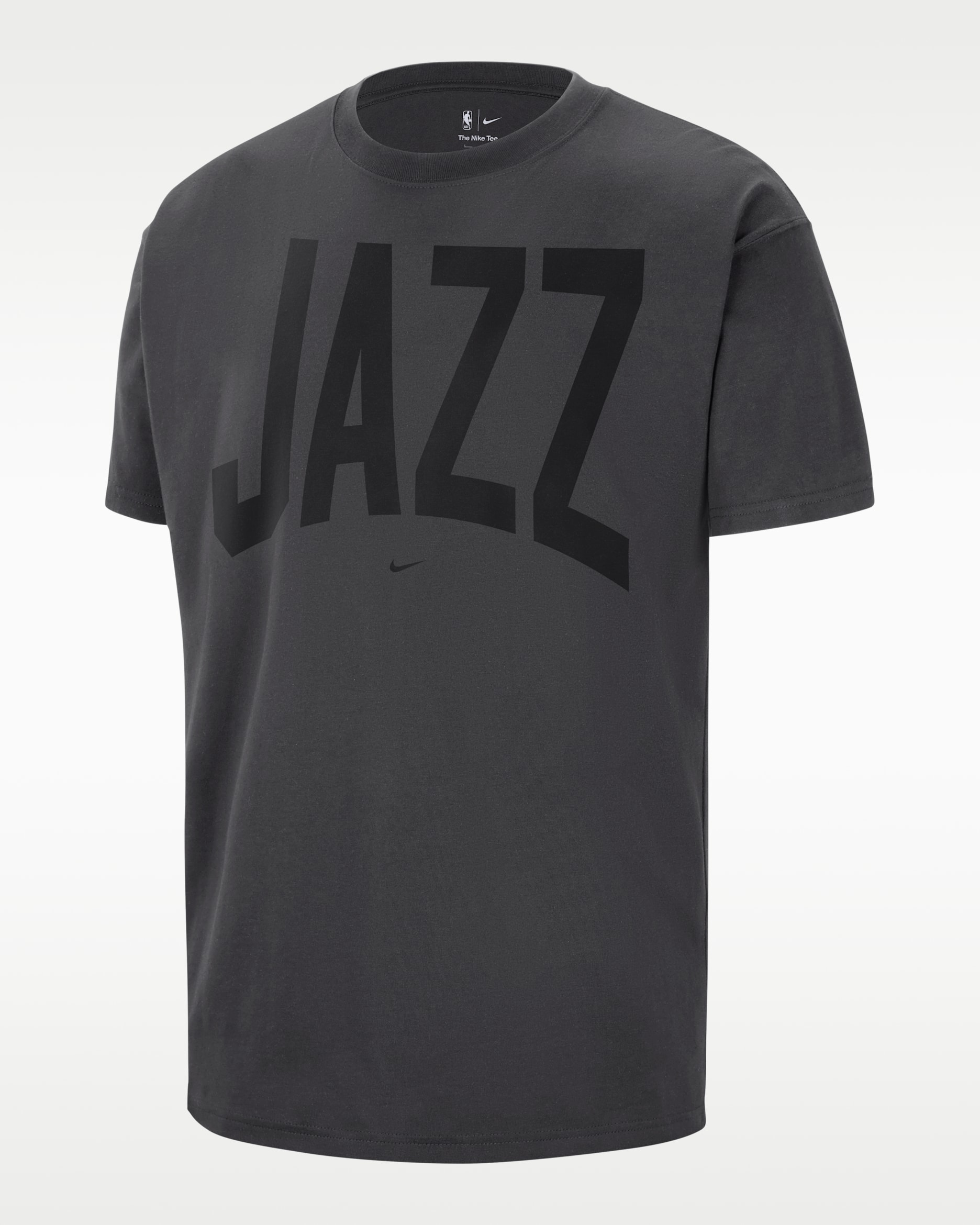 Utah Jazz Peak Men's Travel T-Shirt - Dark Charcoal