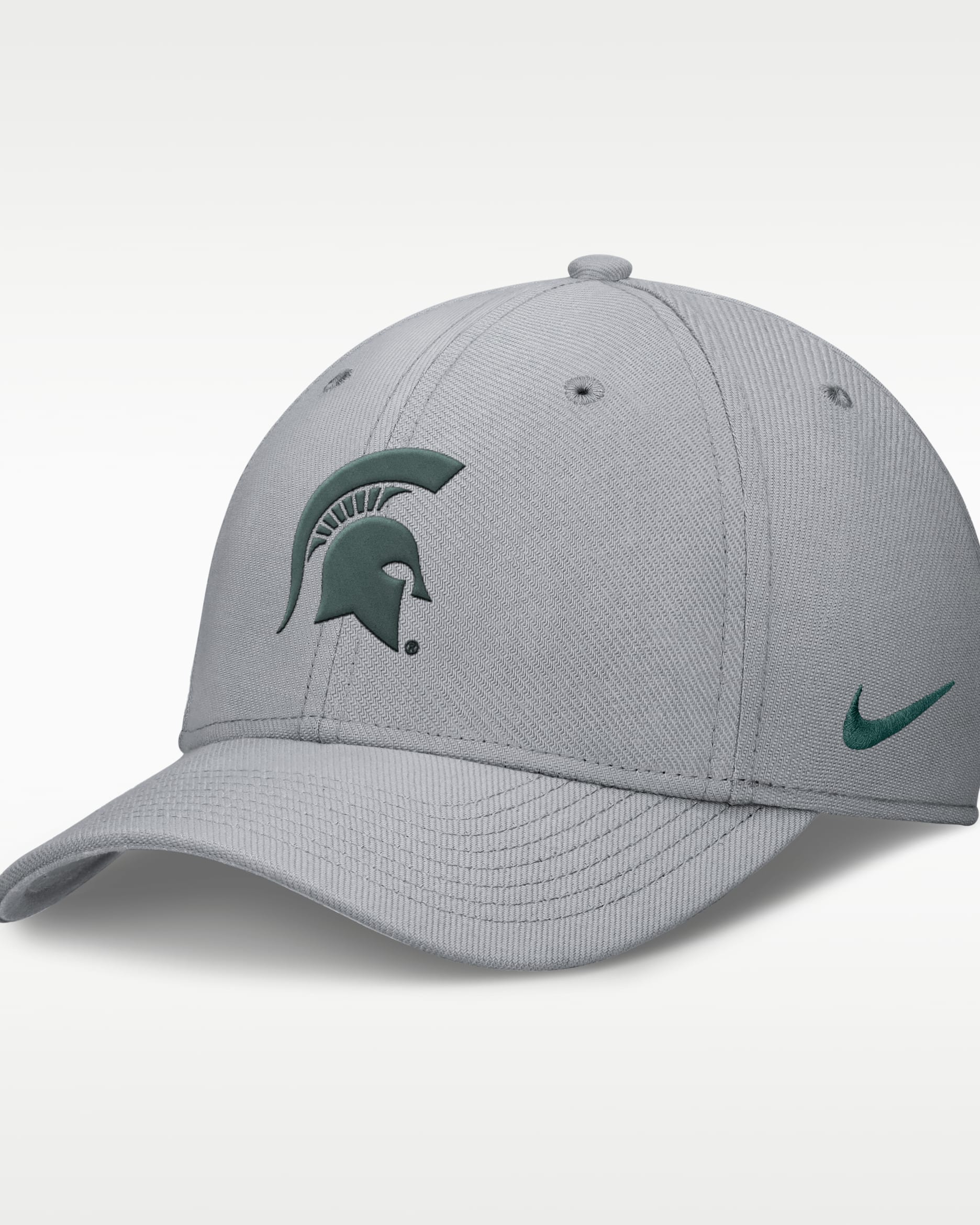 Michigan State Classic Men's Nike Dri-FIT College Hat - Grey