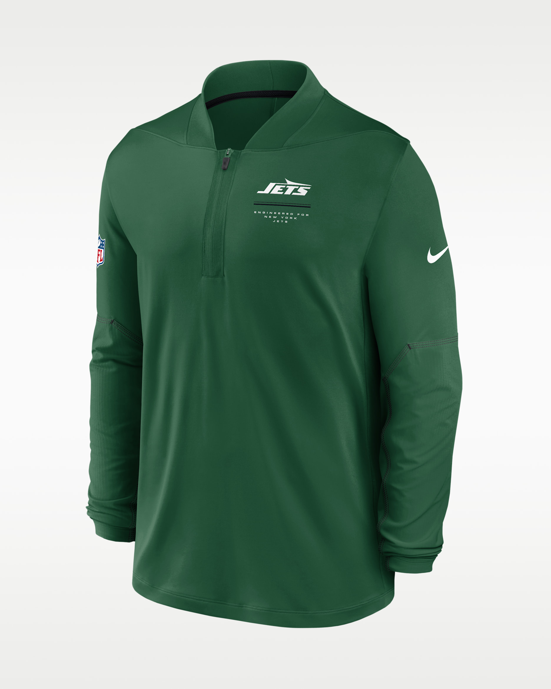 New York Jets Sideline Men's Nike Dri-FIT NFL 1/2-Zip Top - Green