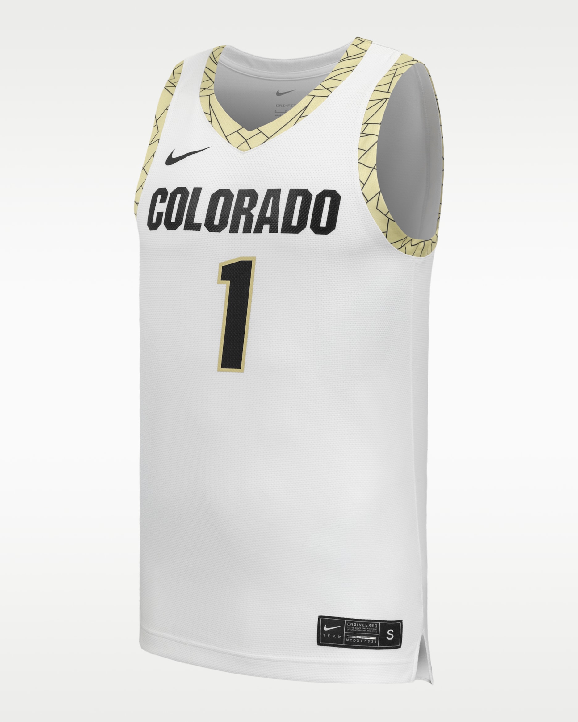 Colorado Men's Basketball Nike College Replica Jersey - White