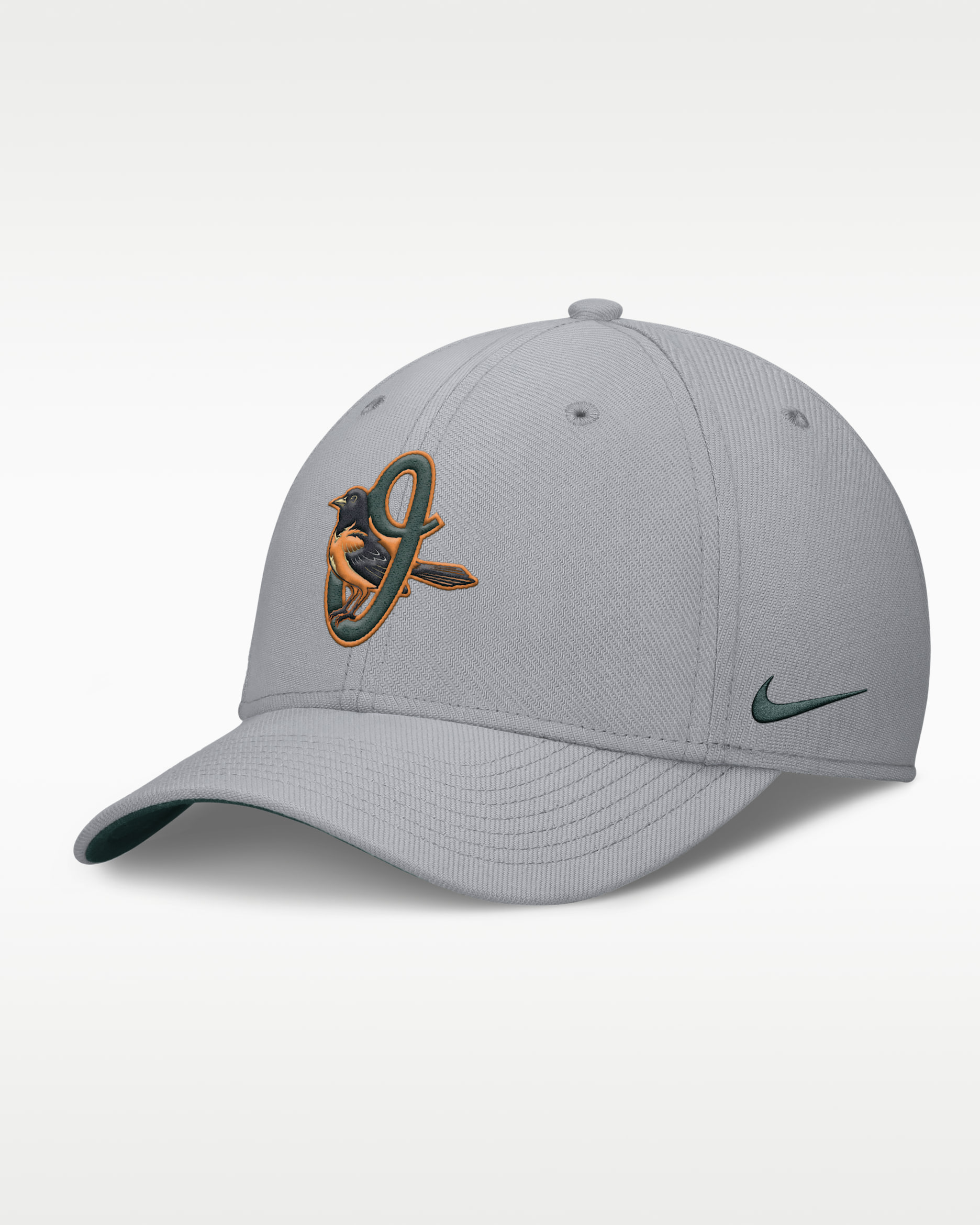 Baltimore Orioles City Connect Rise Men's Nike Dri-FIT MLB Hat - Grey