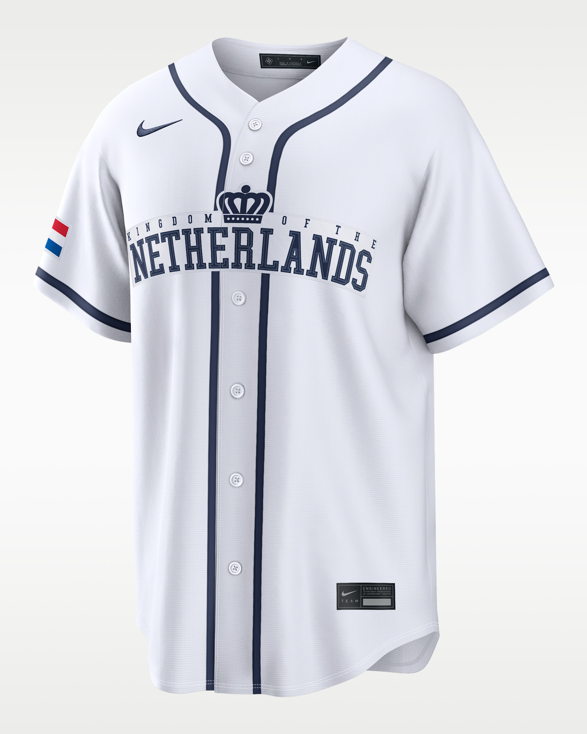 Netherlands National Baseball Team 2026 World Baseball Classic Men's Nike Stadium Jersey - White
