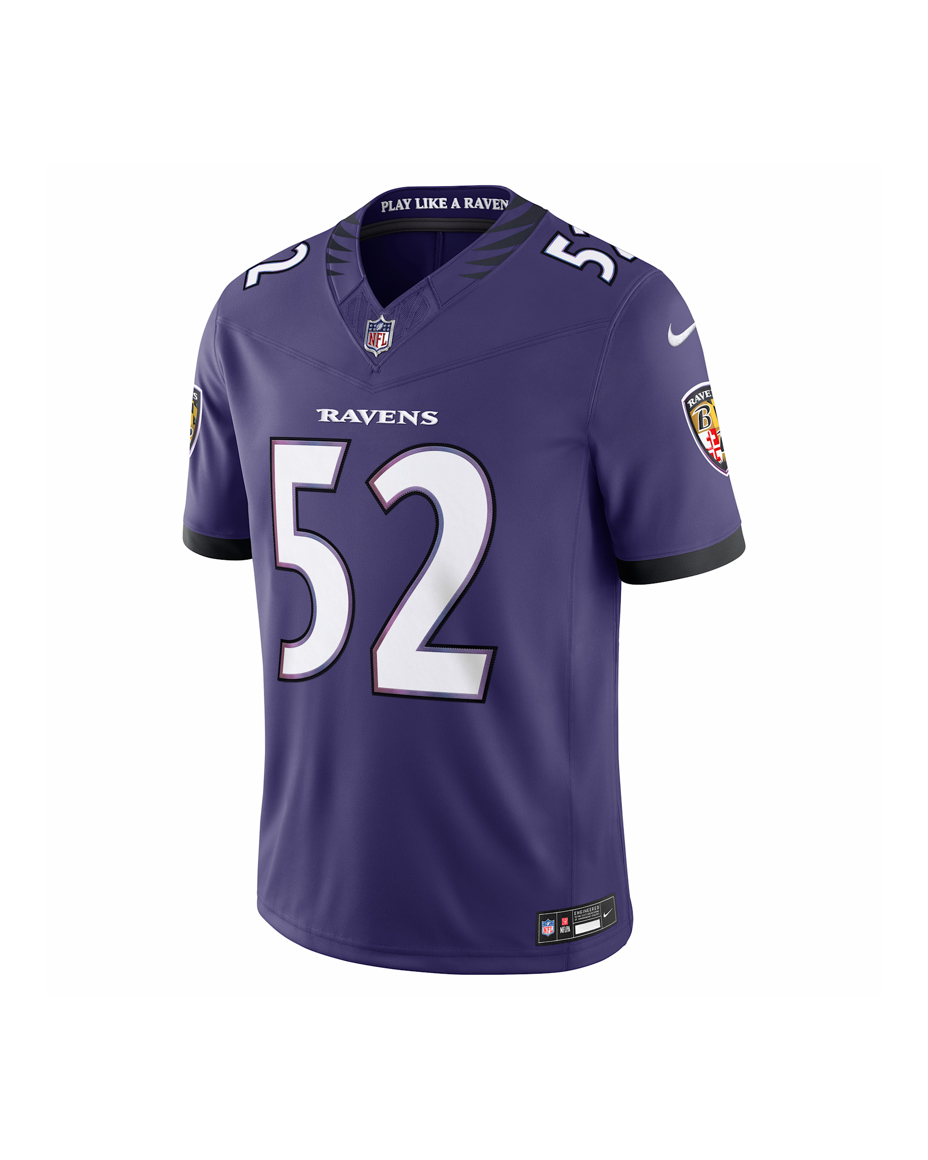Ray Lewis Baltimore Ravens Retired Men's Nike Dri-FIT NFL Limited Jersey - Purple