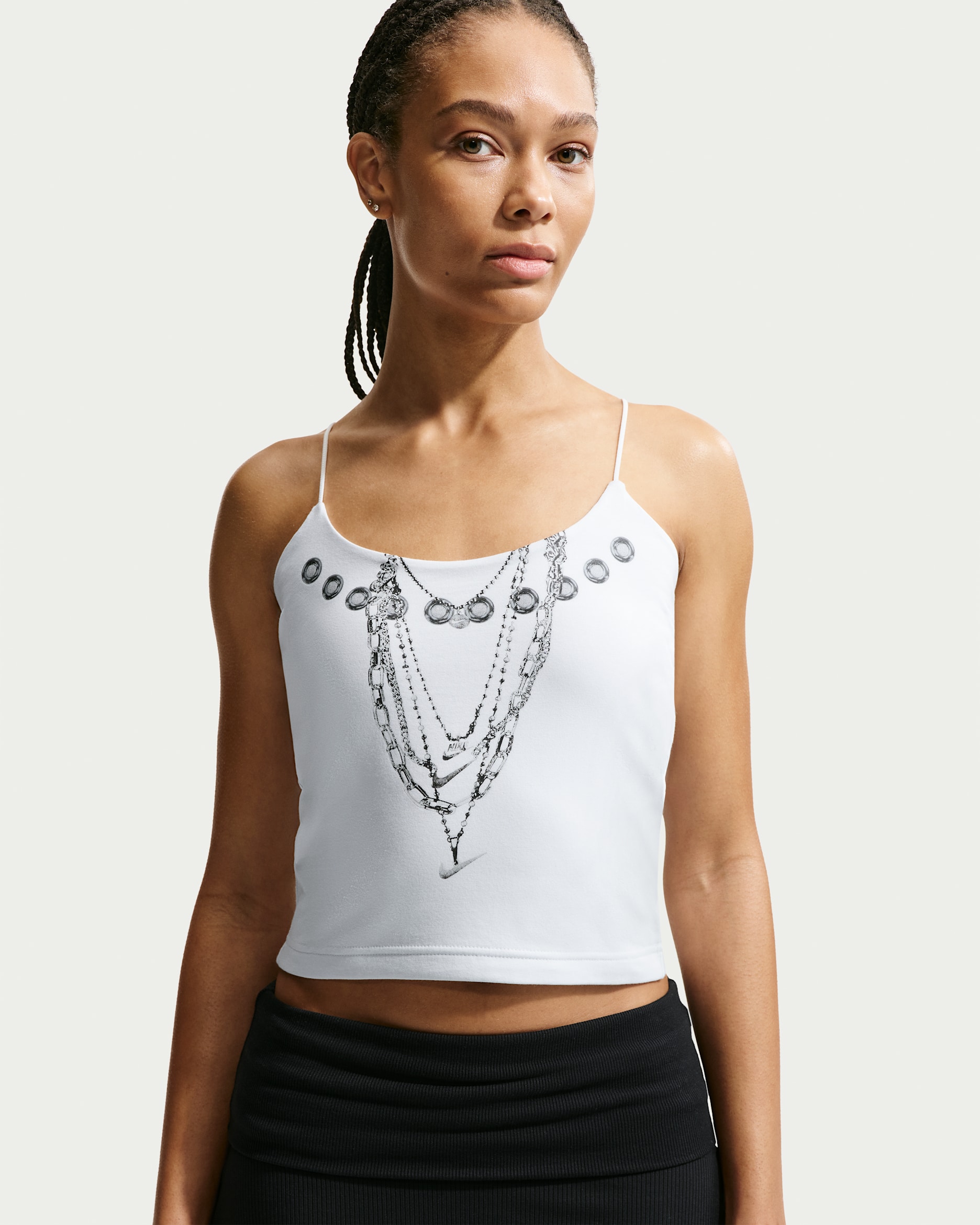 Nike Sportswear Chill Knit Women's Tight Cami Tank - Off White
