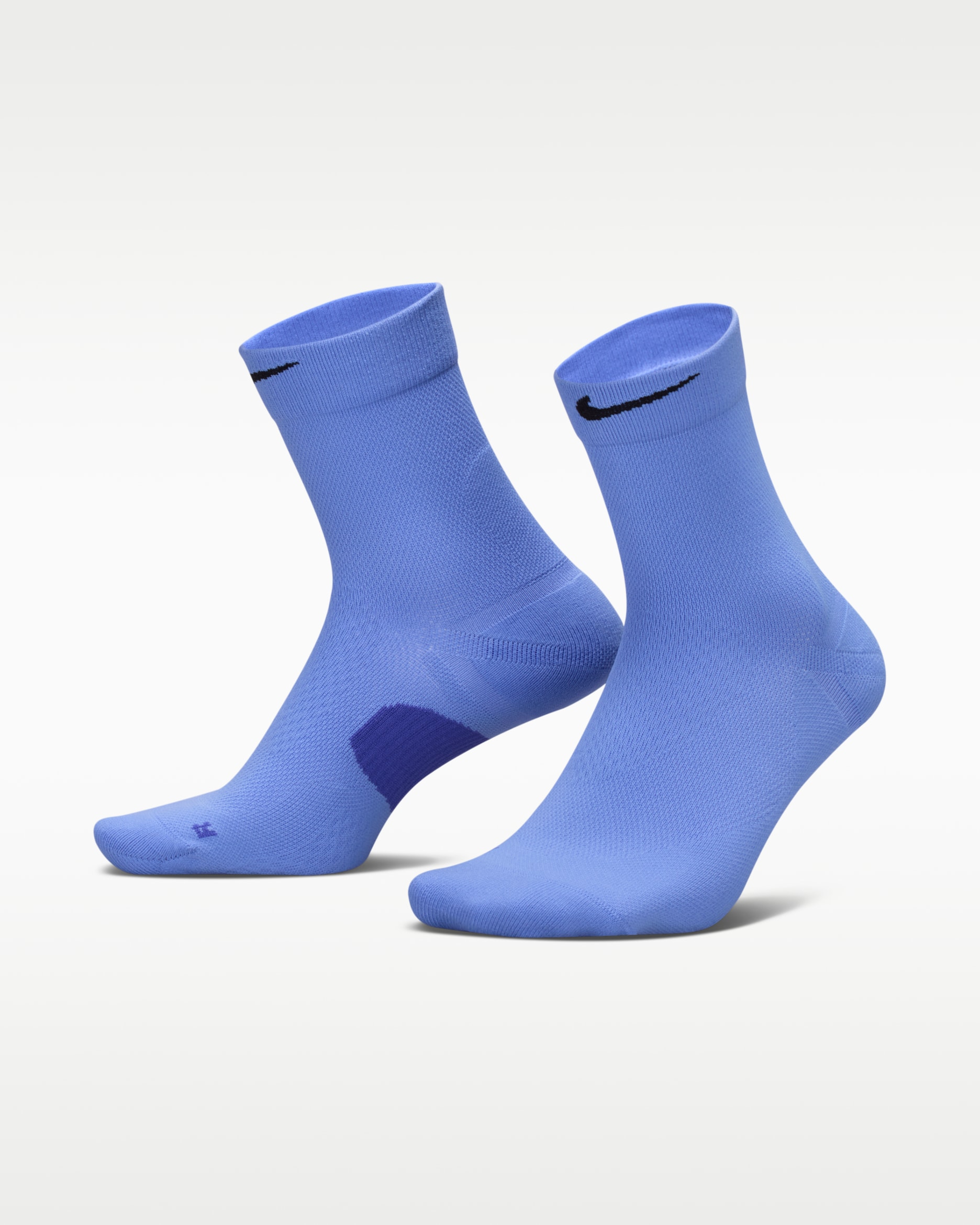 Nike Running Midweight Micro Crew Socks (1 Pair) - Royal Pulse/Lapis/Black