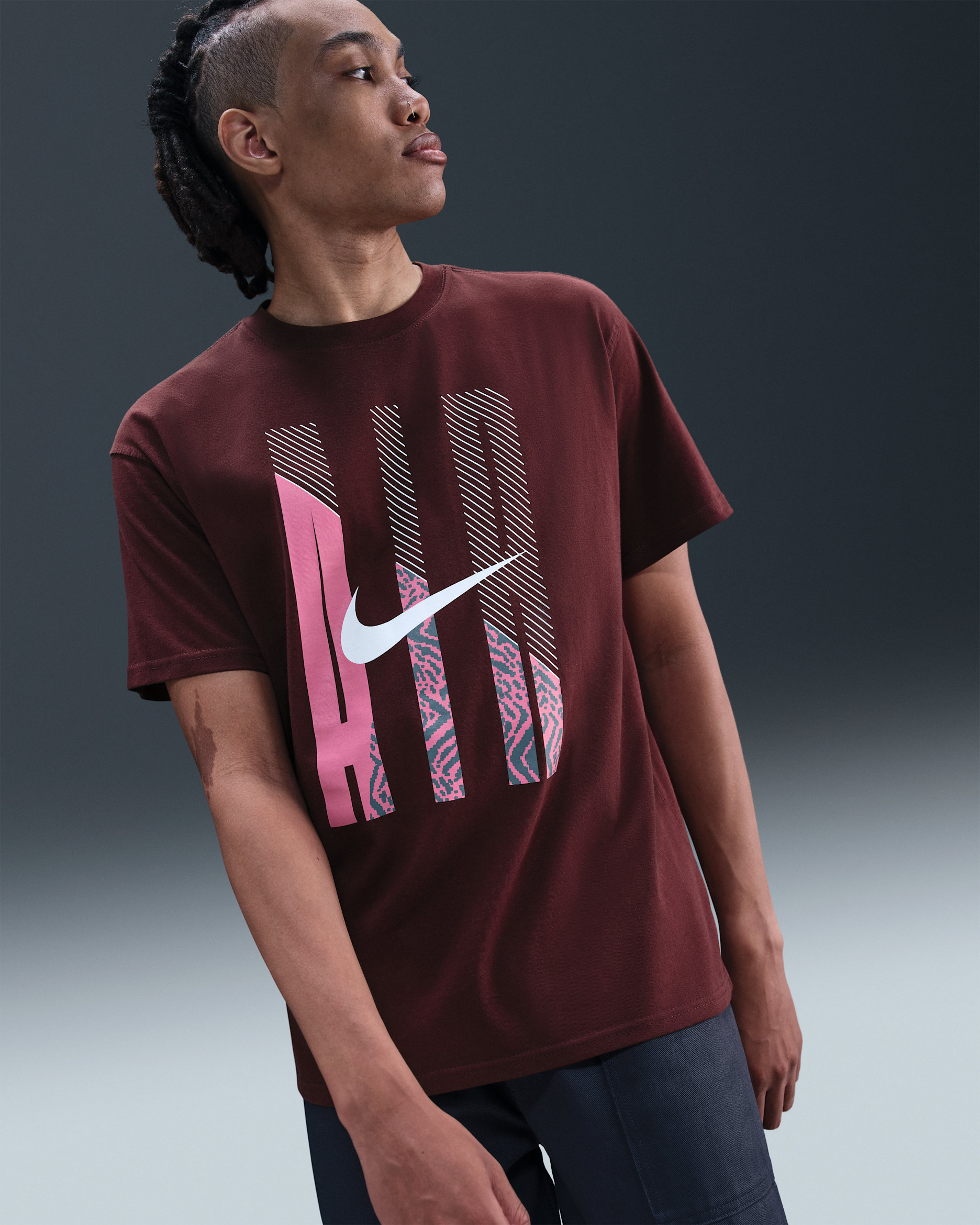 Playera Max90 para hombre Nike Sportswear - Rojo team oscuro