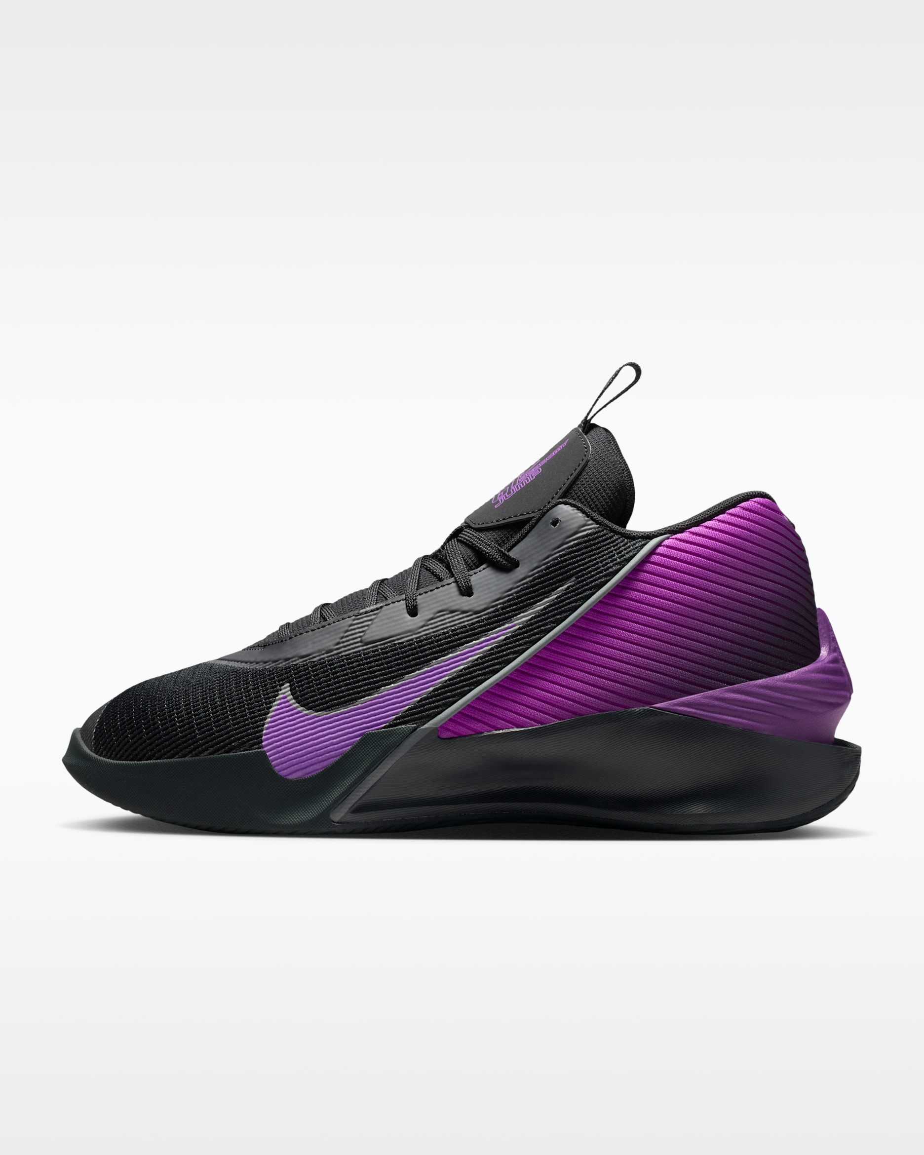 Nike G.T. Jump Academy EP Basketball Shoes - Black/Dark Smoke Grey/Smoke Grey/Vivid Purple