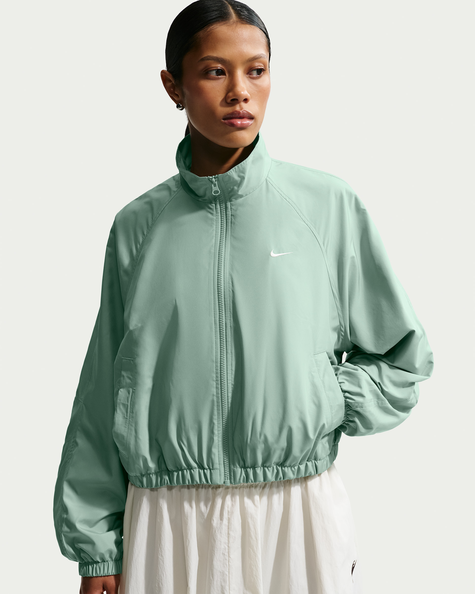 Chamarra deportiva Nike Sportswear oversized UV para mujer - Vapor/Vela