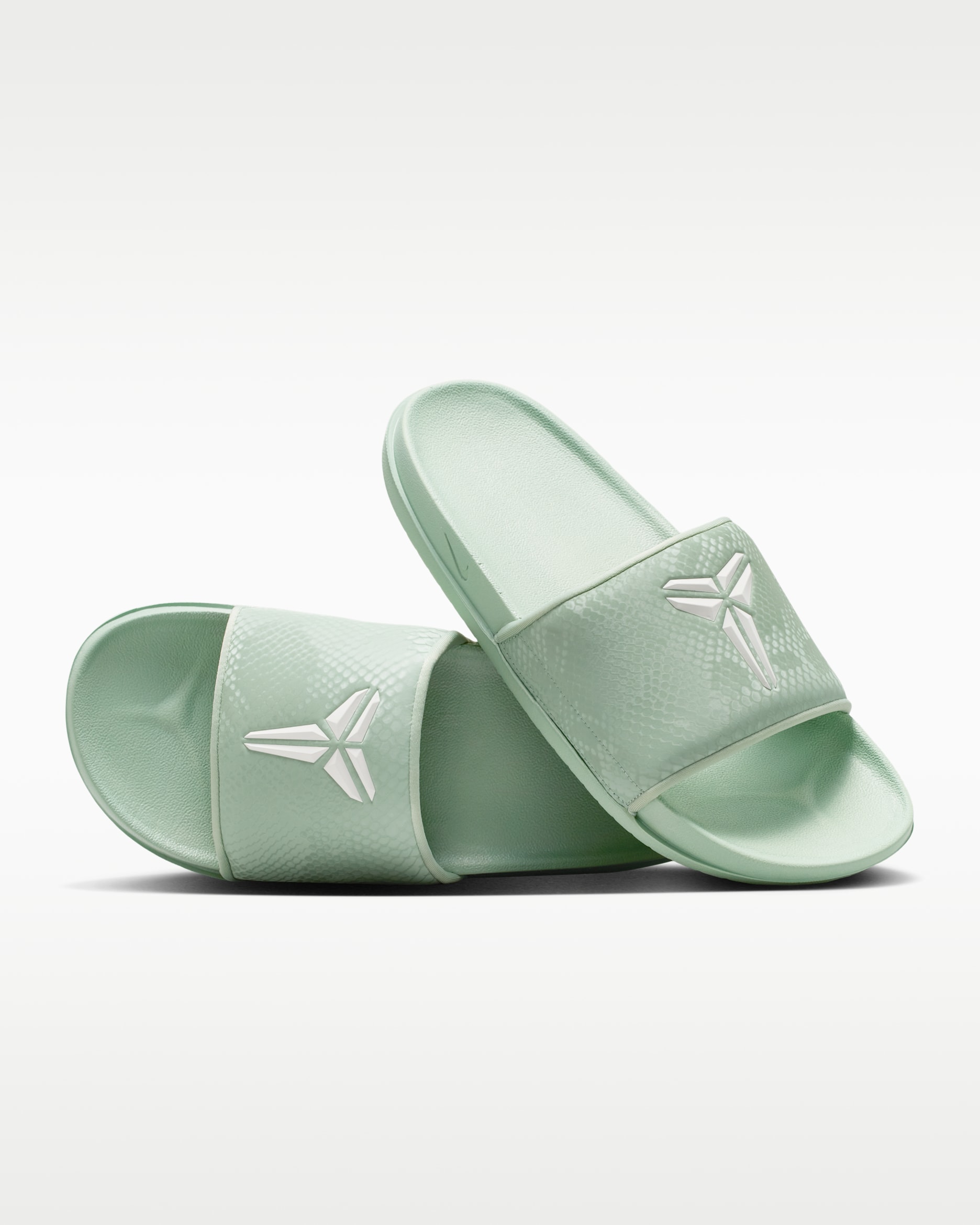 Kobe Offcourt Men's Slides - Steam/Summit White