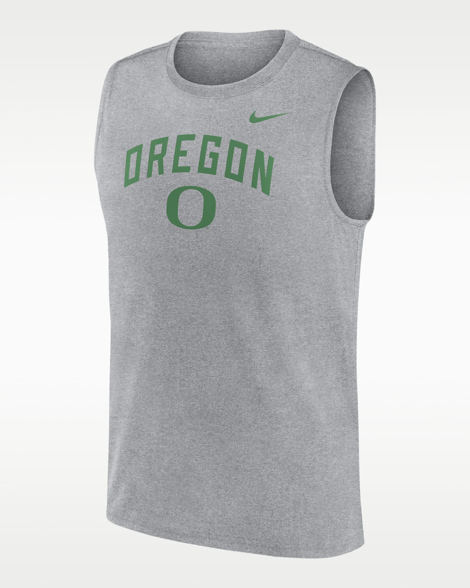 Oregon Primetime Arch Legend Men's Nike Dri-FIT College Muscle Tank Top - Grey