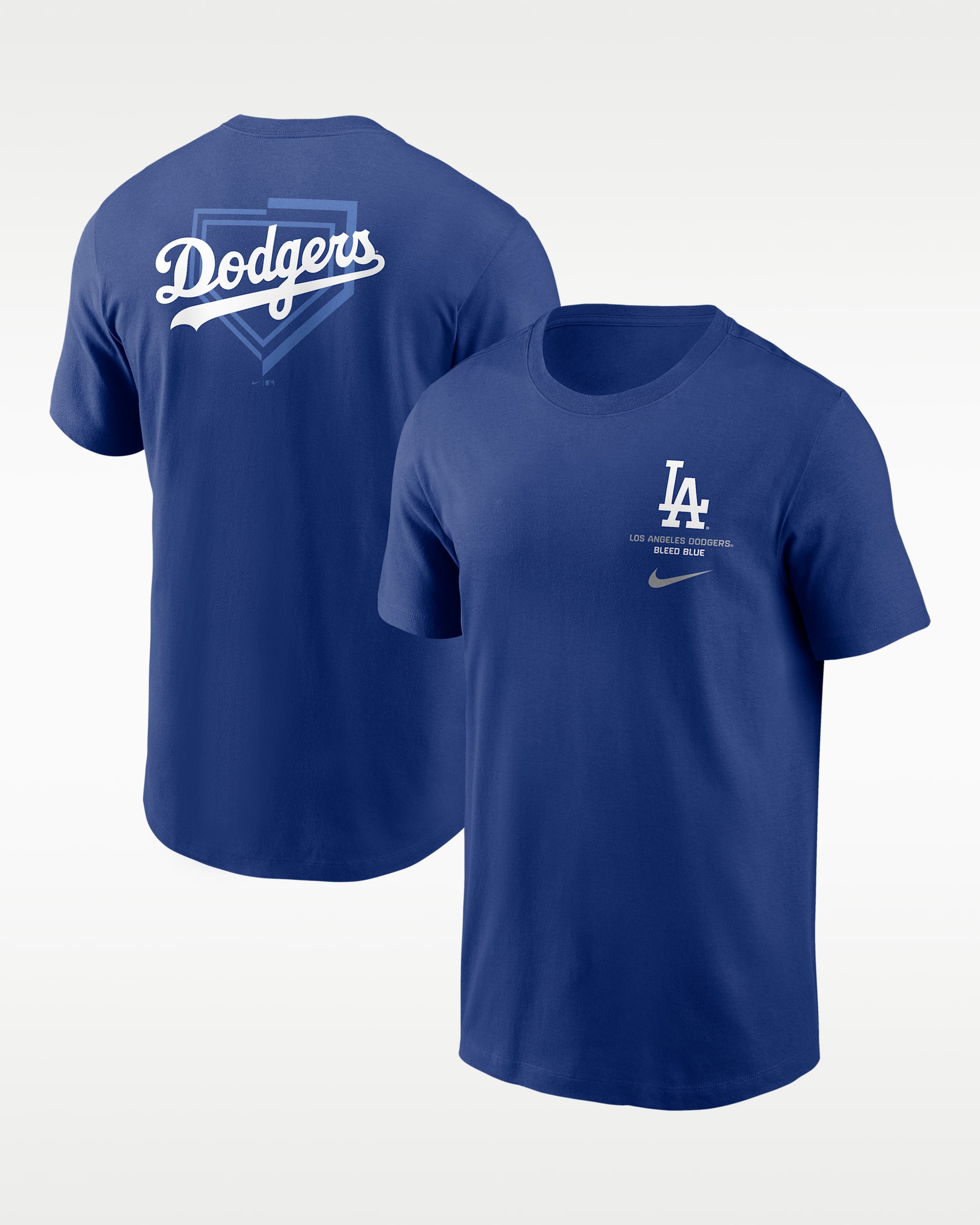 ロサンゼルス ドジャース 2 -Hit メンズ ナイキ MLB Tシャツ - ラッシュブルー