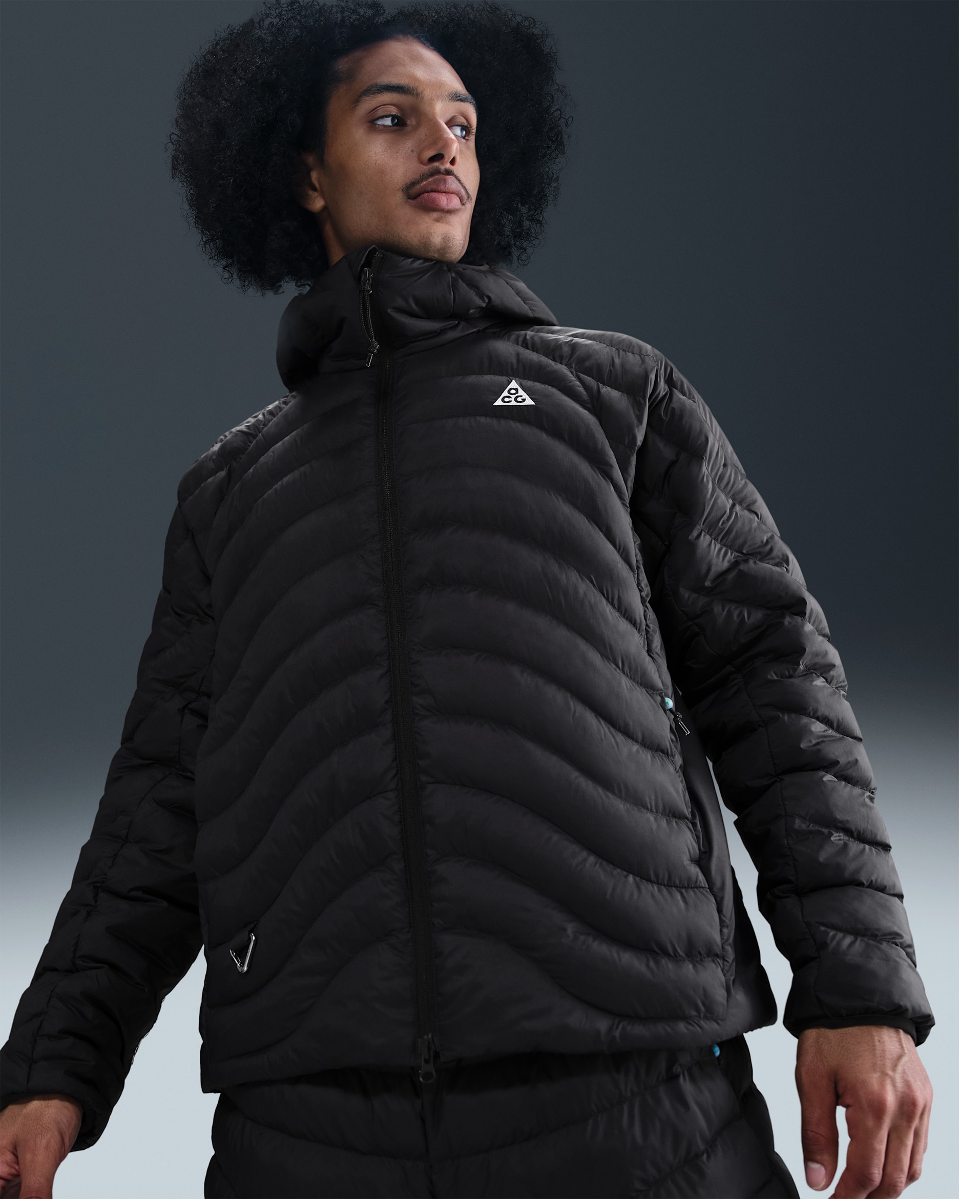 Nike ACG 'Lava Flow' Men's Therma-FIT ADV Jacket - Black/Black/Black/Summit White